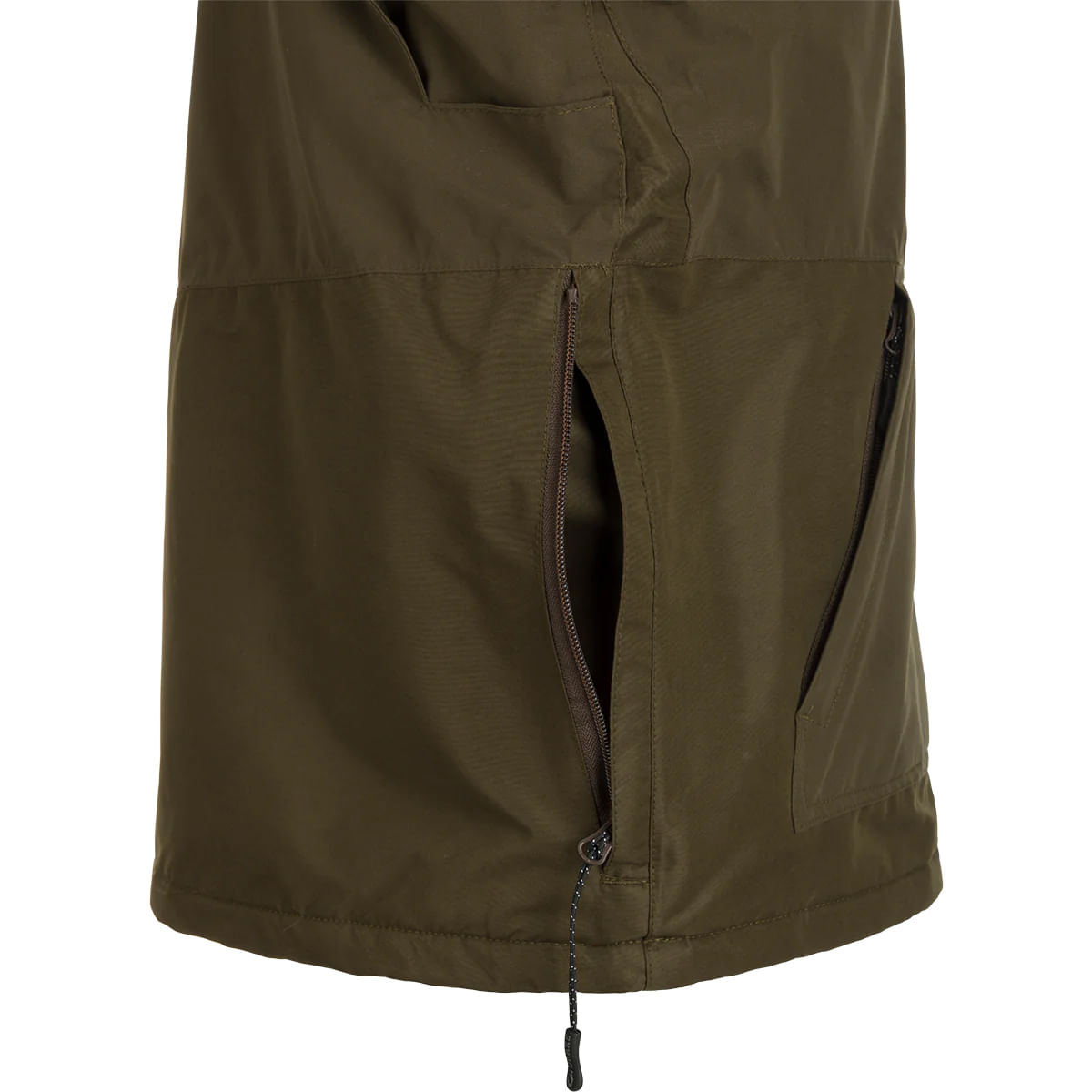 Drake-MST-Waterproof-Fleece-Lined-Quarter-Zip-Jacket---Men-s-Green-Timber