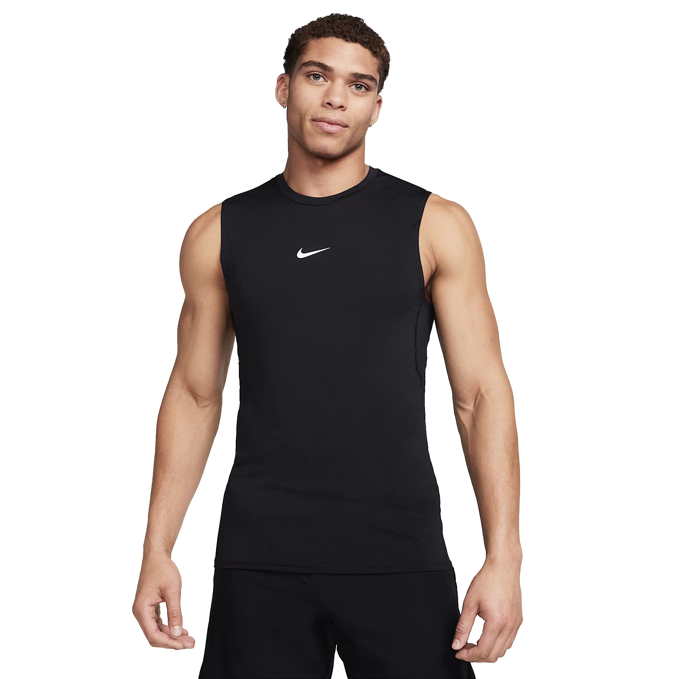 Nike-Pro-Dri-FIT-Slim-Sleeveless-Top---Men-s-Black---White