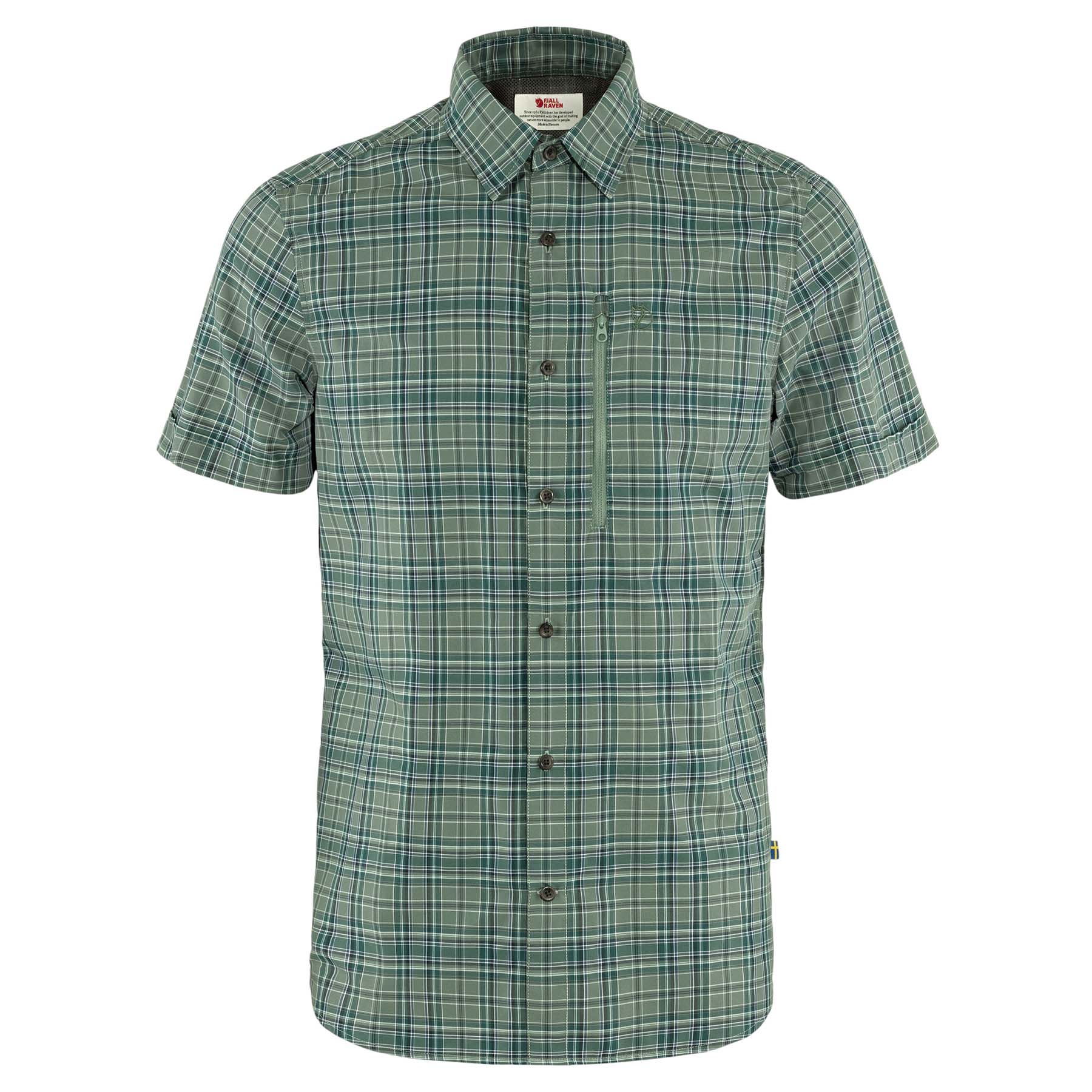Fjallraven-Abisko-Hike-SS-Shirt---Men-s-Arctic-Green---Patina-Green