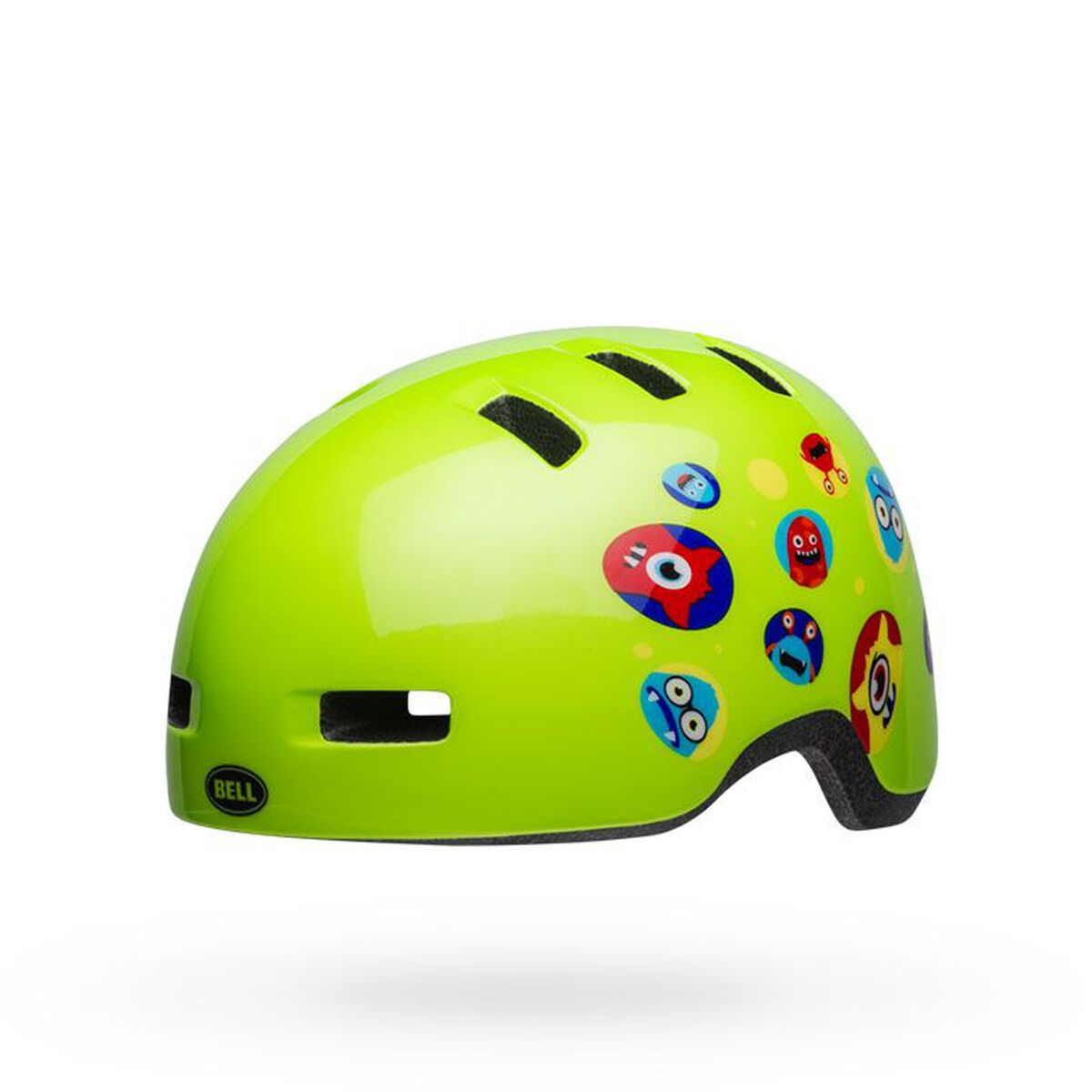 Bell-Lil-Ripper-Helmet---Kids--Monsters-Gloss-Green