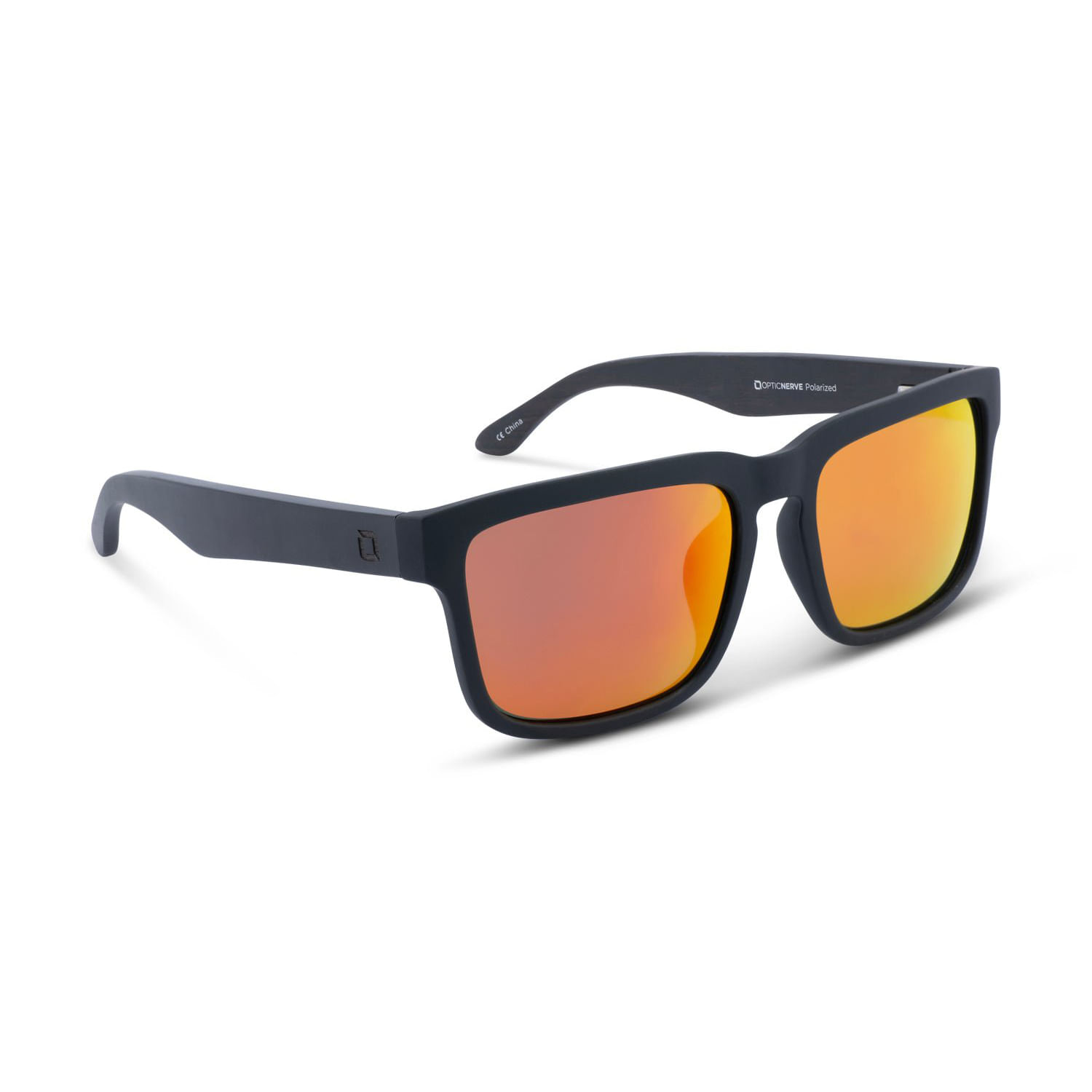 One-Optic-Mashup-Polarized-Sunglasses-Matte-Black---Wood---Gray