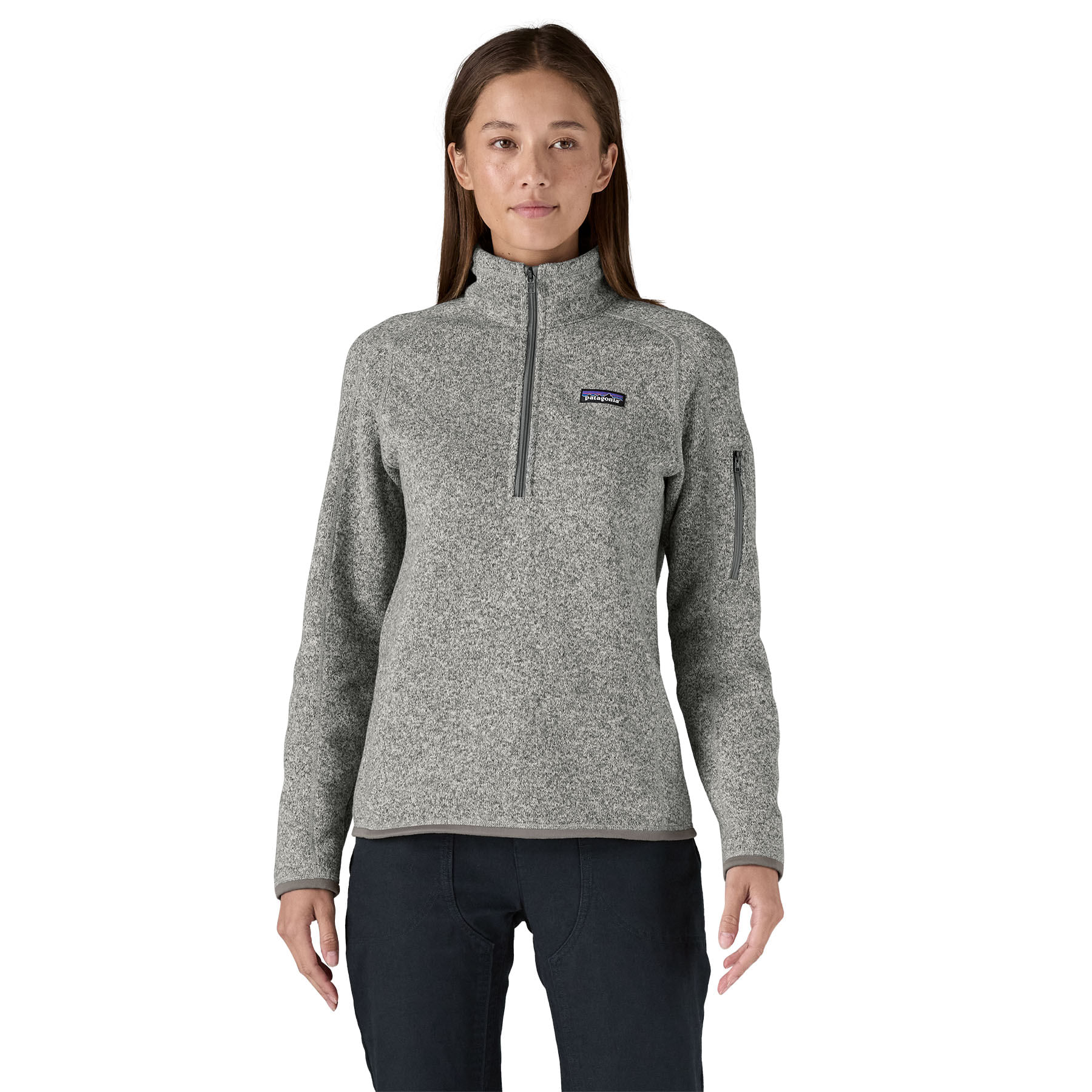 Patagonia-Better-Sweater-Quarter-zip-Fleece-Jacket---Women-s-Birch-White