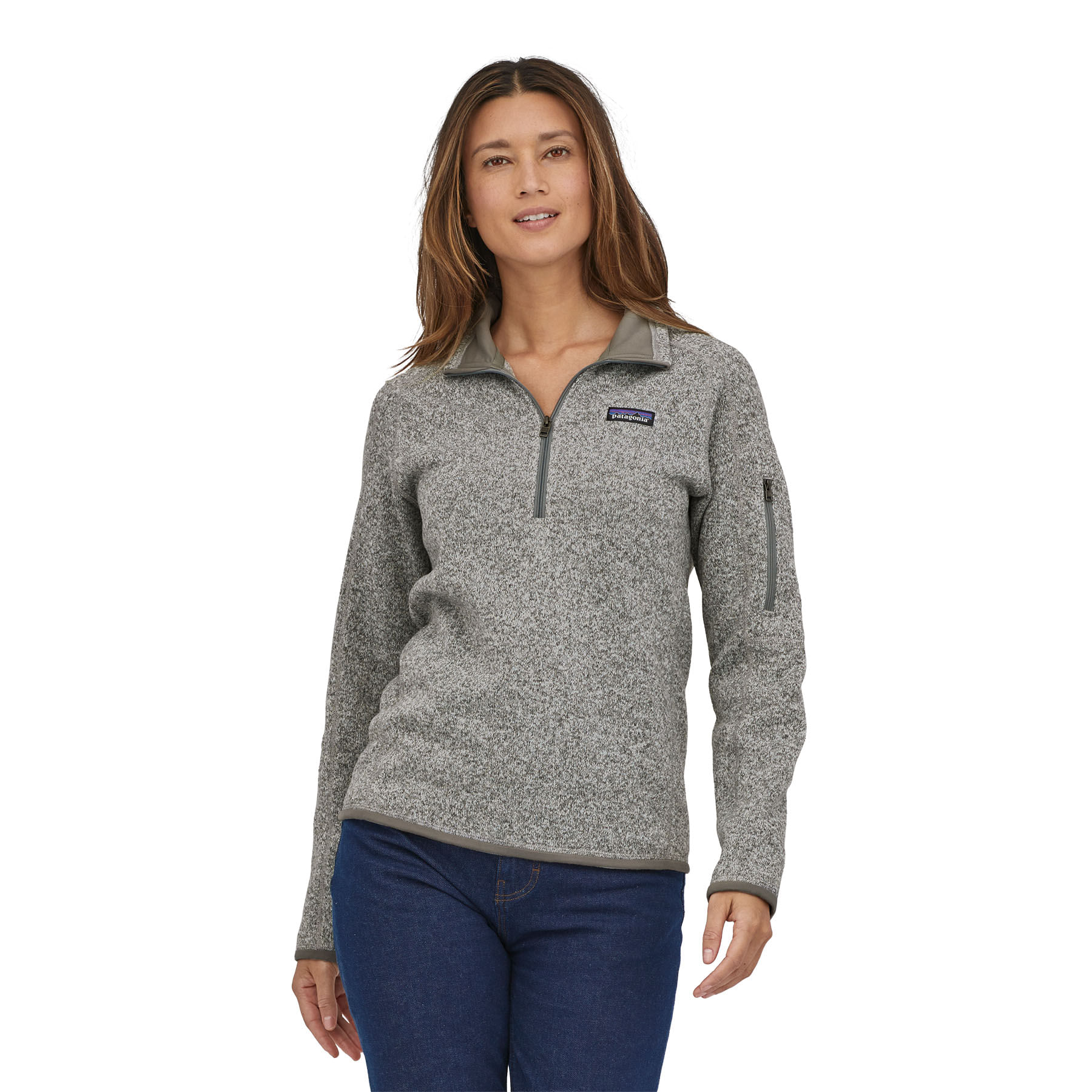 Patagonia-Better-Sweater-Quarter-zip-Fleece-Jacket---Women-s-Birch-White