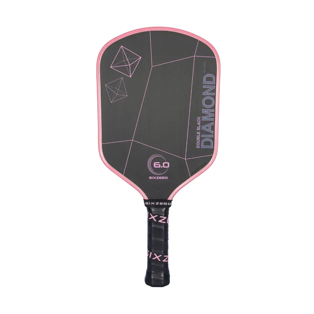 Six Zero Pickleball Double Black Diamond Control Paddle - Als.com
