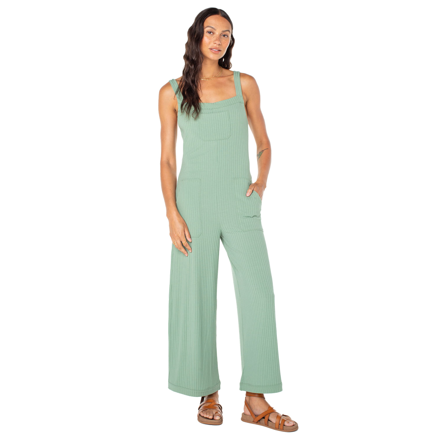 Roxy-Koa-Knit-Overall---Women-s-Loden-Green-Solid