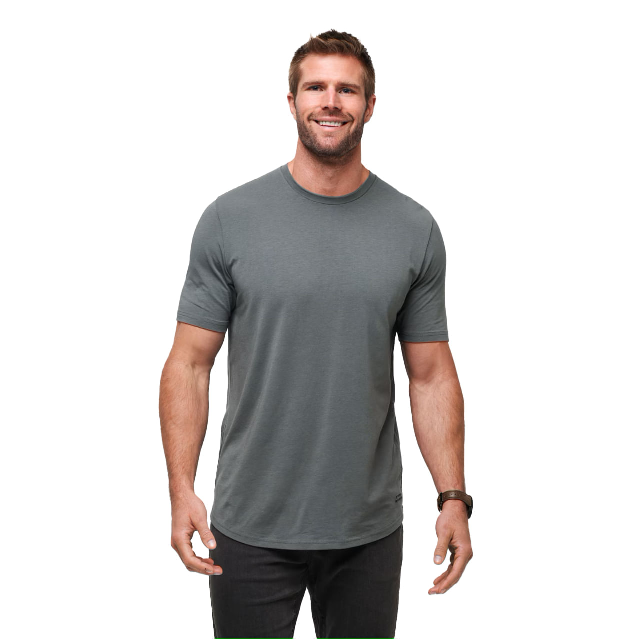TravisMathew-Cloud-Crew-T-Shirt---Men-s-Dark-Olive