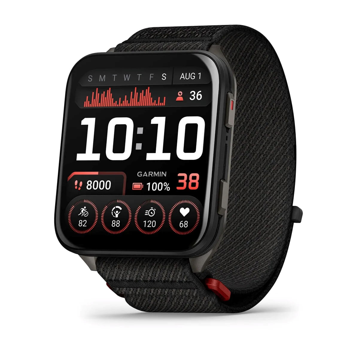 Garmin-Venu-X1-Smartwatch-Black-Slate-Titanium-Caseback---Black-Band