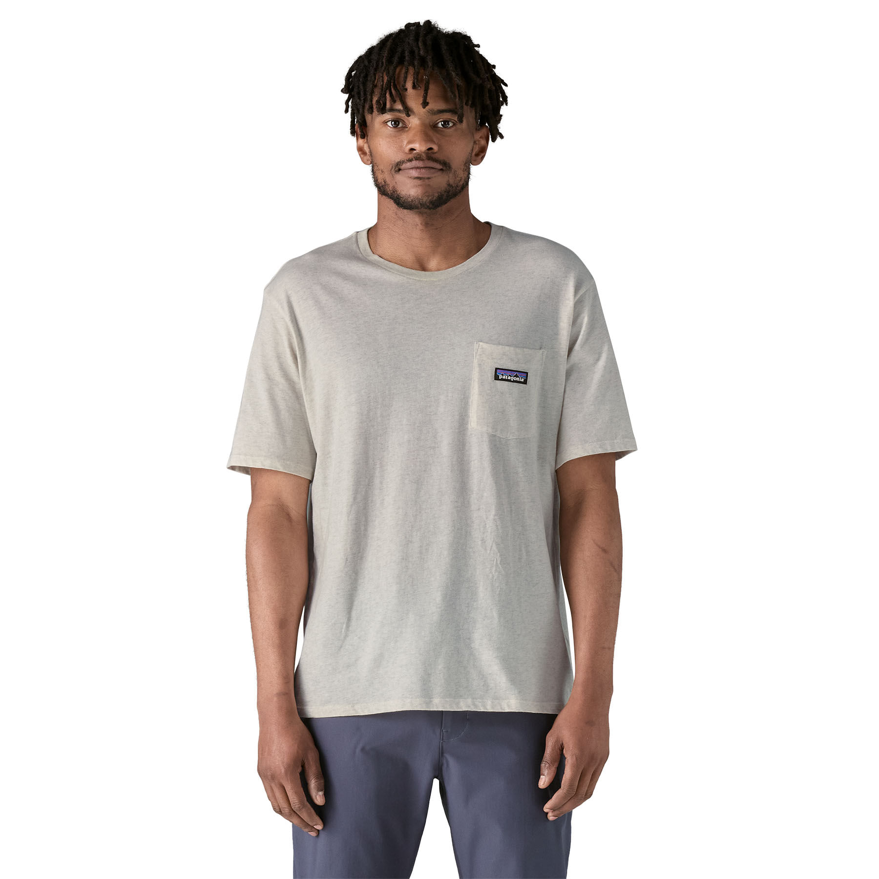 Patagonia-Daily-Pocket-T-Shirt---Men-s-Birch-White
