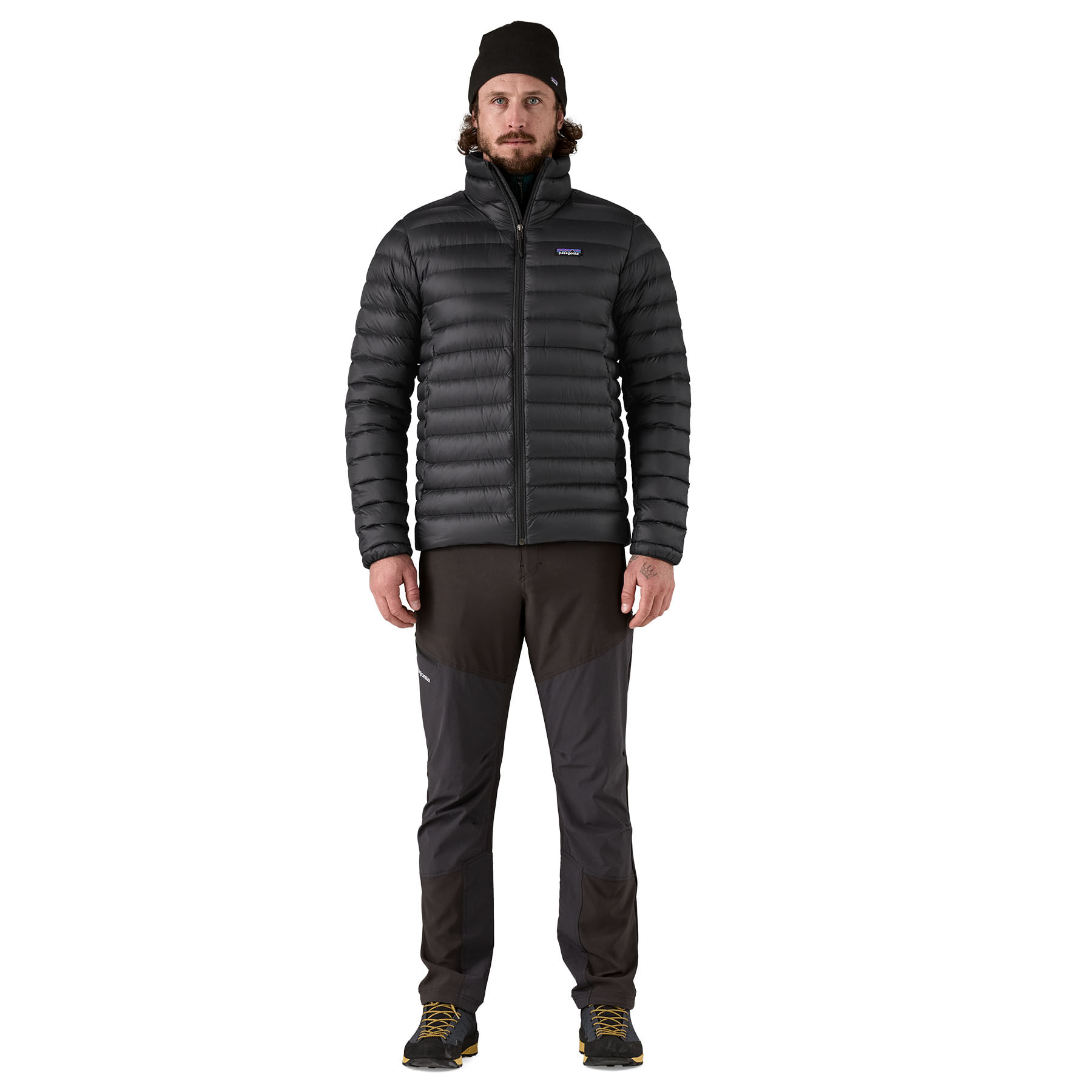 Patagonia ブラック ロングジョン　M's L パタゴニア ロングジョン ウィメンズ R1ライト ユーレックス