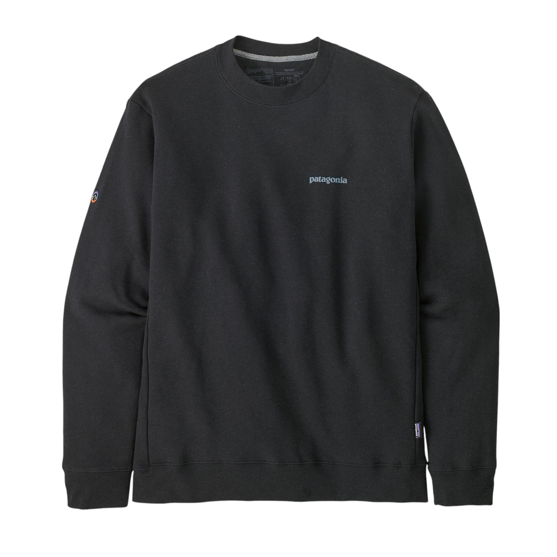 Patagonia-Fitz-Roy-Icon-Uprisal-Crew-Sweatshirt-Ink-Black