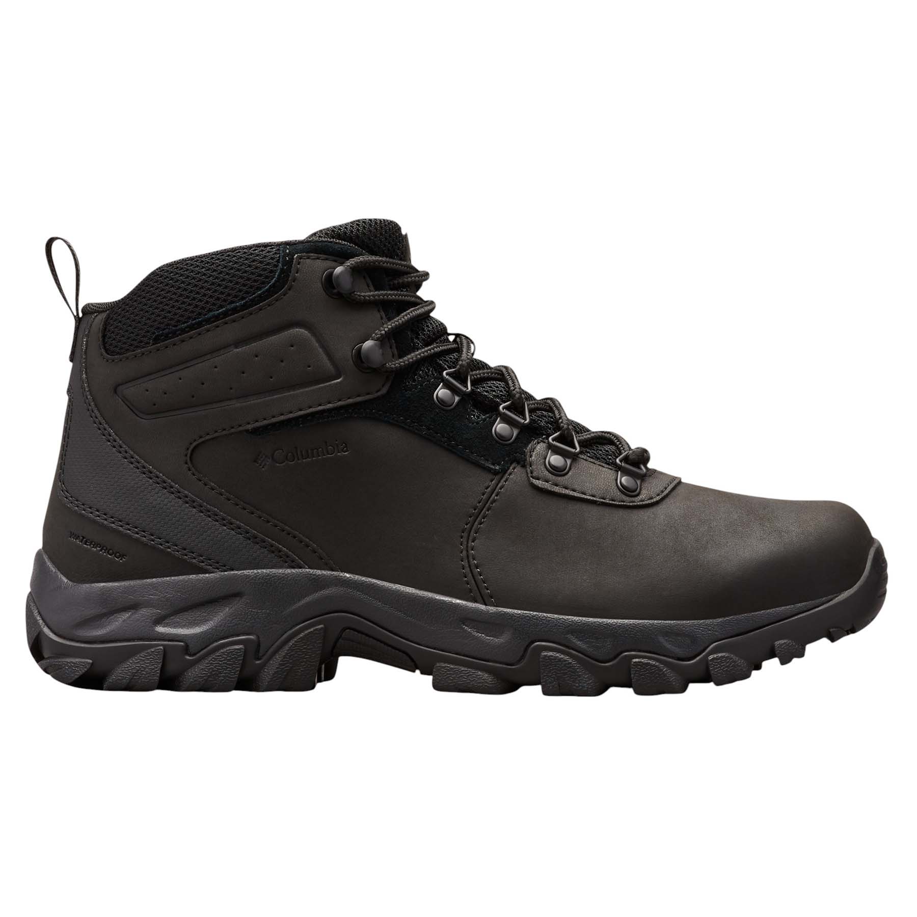 Columbia-Newton-Ridge-Plus-II-Waterproof-Hiking-Boot---Men-s-Black---Black