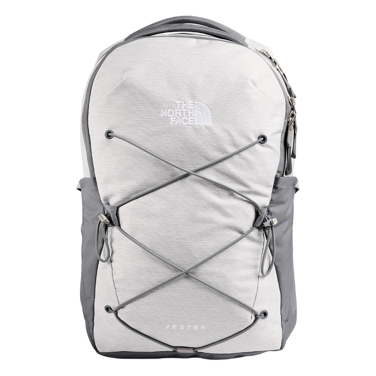 The-North-Face-Jester-Backpack---Women-s-TNF-White-Metallic-Melange---Mid-Grey
