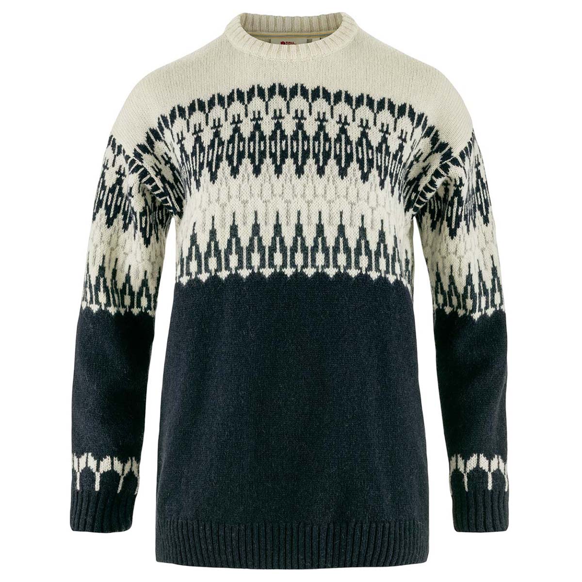 Fjallraven-Ovik-Path-Knit---Women-s-Dark-Navy---Chalk-White