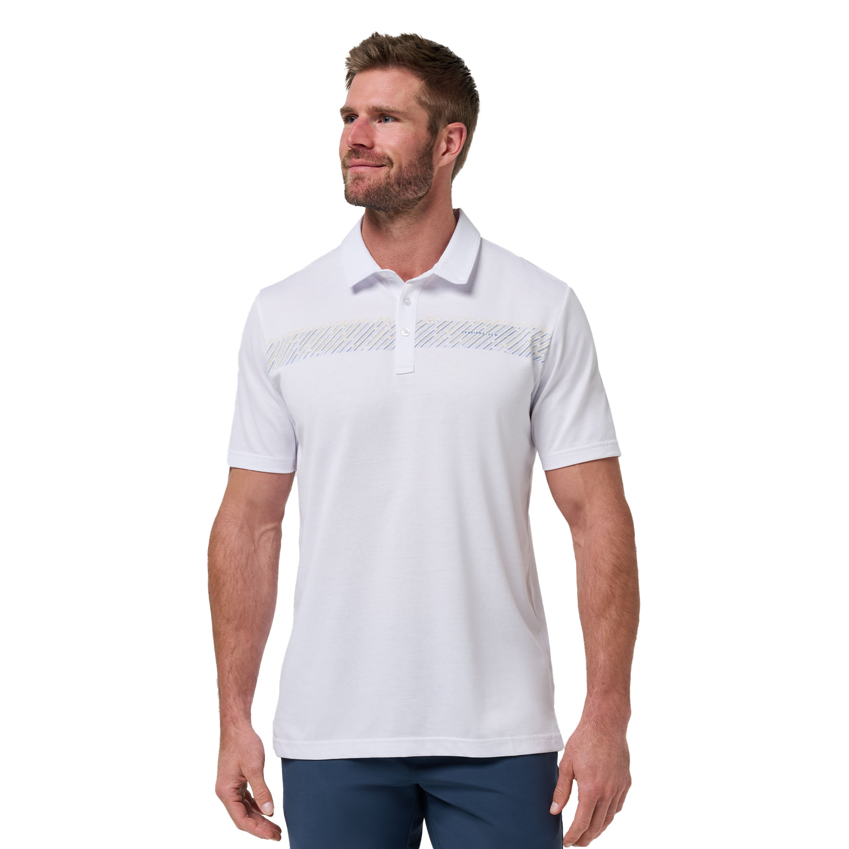 TravisMathew-Landline-Polo-White