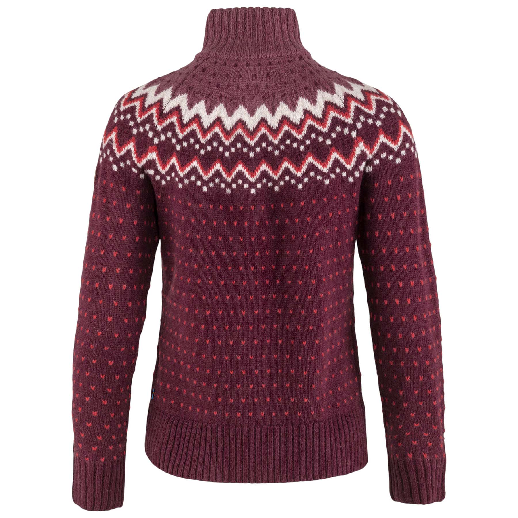 Fjallraven-Ovik-Knit-Cardigan---Women-s-Dark-Garnet