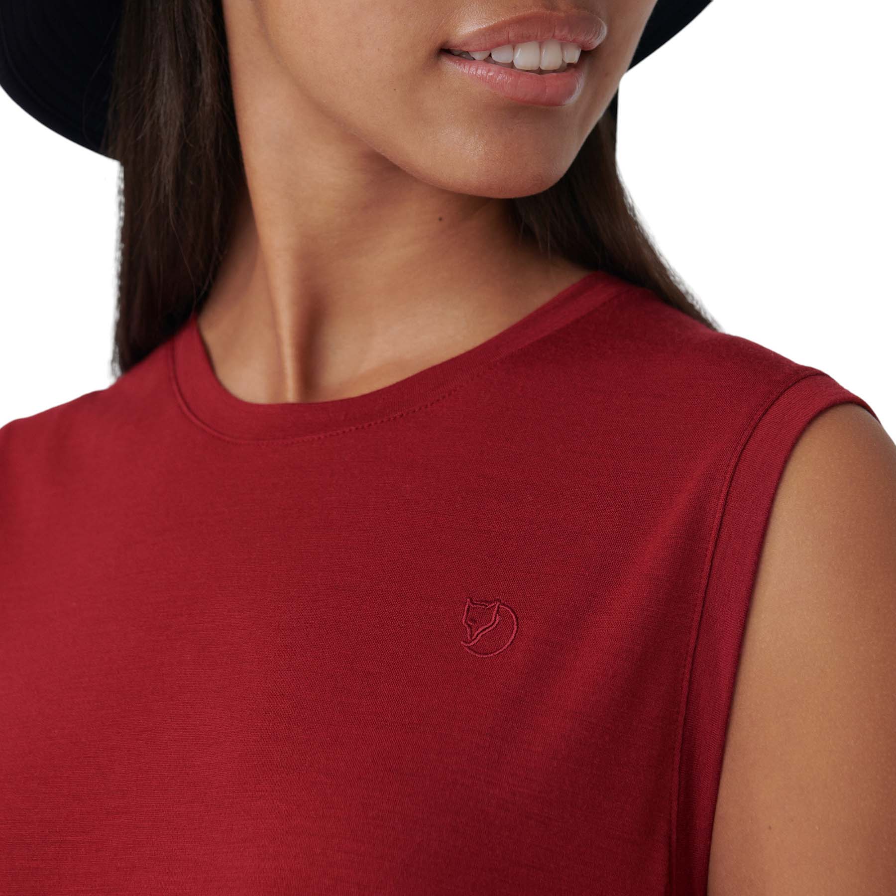 Fjallraven-Abisko-Wool-Tank-Top---Women-s-Pomegranate-Red