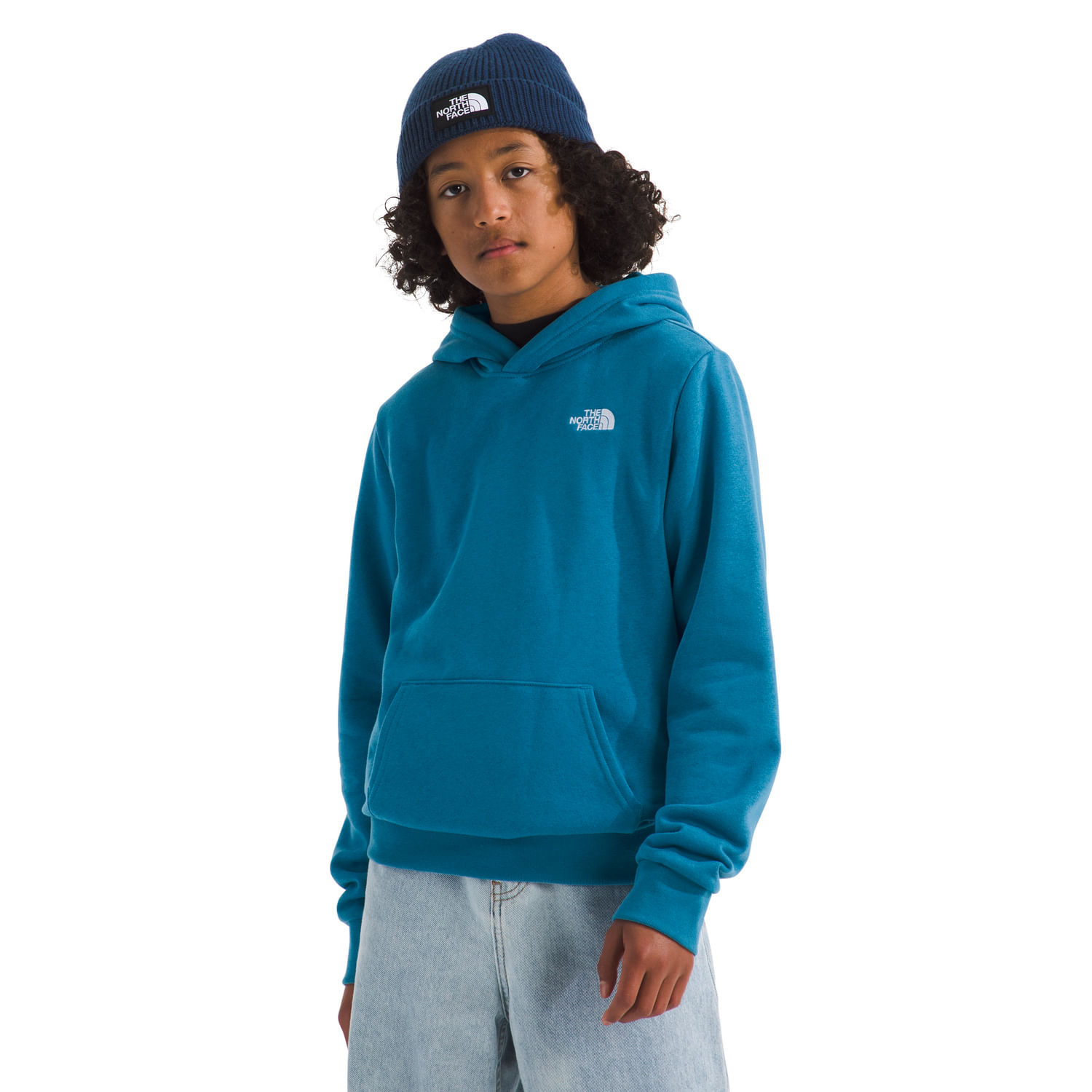 The-North-Face-Evolution-Pullover-Hoodie---Youth-Dusk-Blue