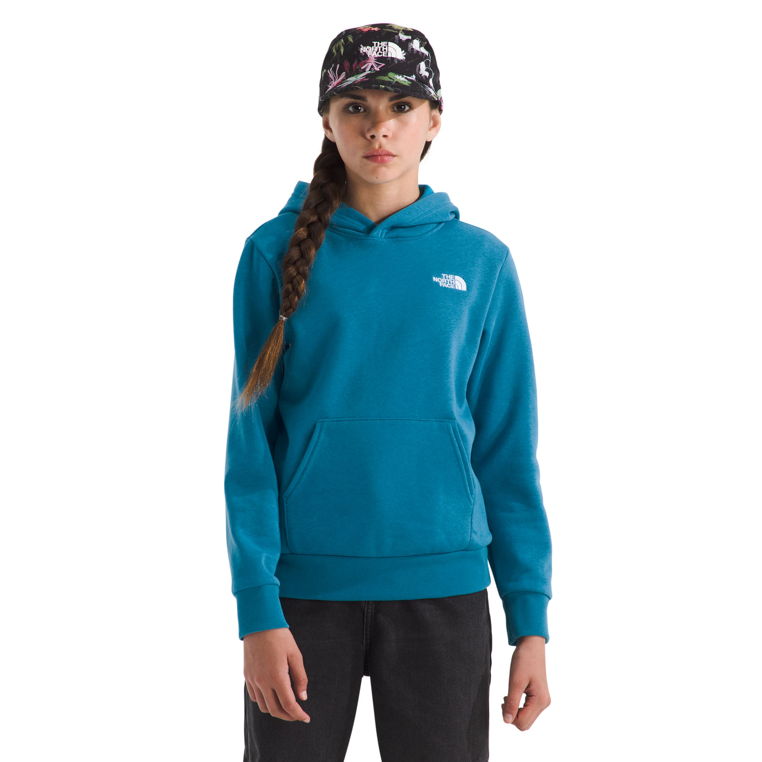 The-North-Face-Evolution-Pullover-Hoodie---Youth-Dusk-Blue