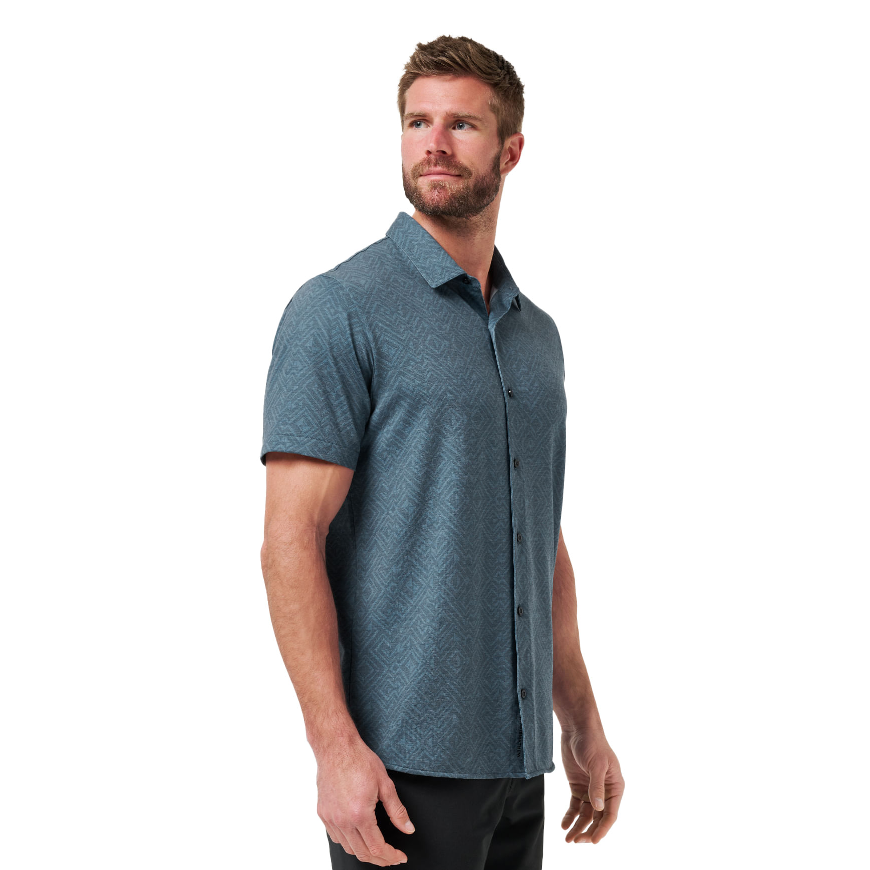 TravisMathew-Featherweight-Night-Short-Sleeve-Button-Up-Shirt---Men-s-Mood-Indigo---Vintage
