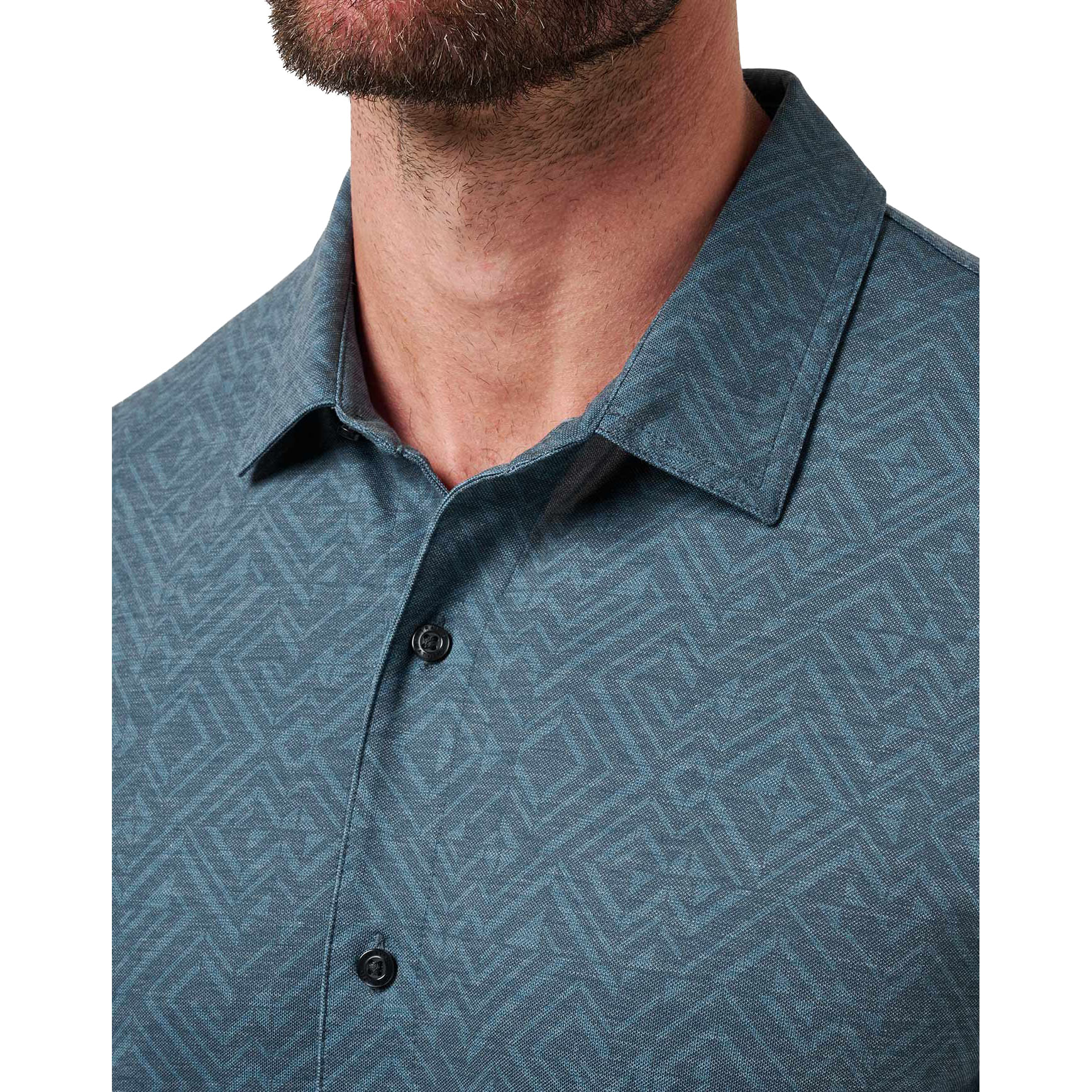 TravisMathew-Featherweight-Night-Short-Sleeve-Button-Up-Shirt---Men-s-Mood-Indigo---Vintage