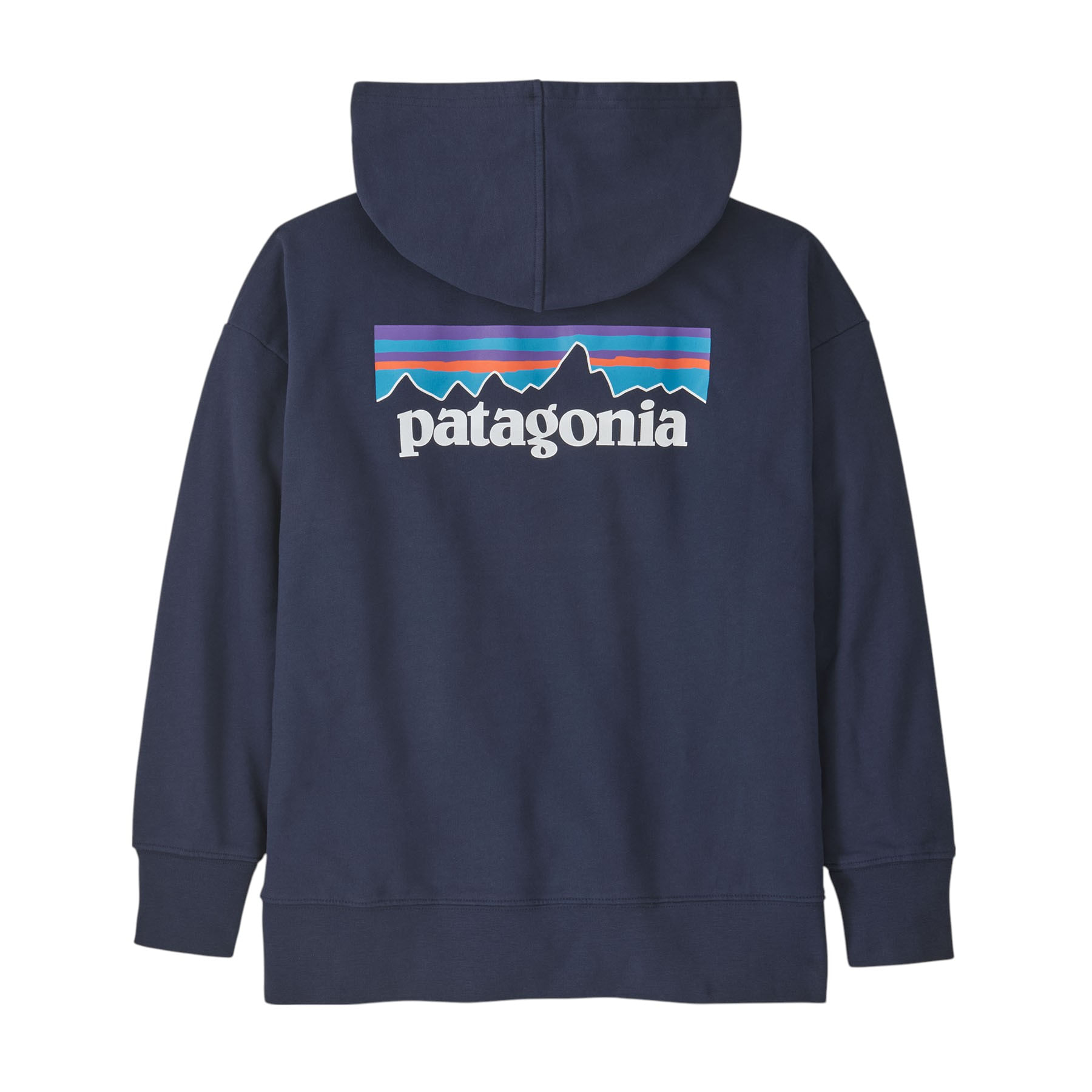 Patagonia-Hoody-Sweatshirt---Kids--P-6-Logo---New-Navy