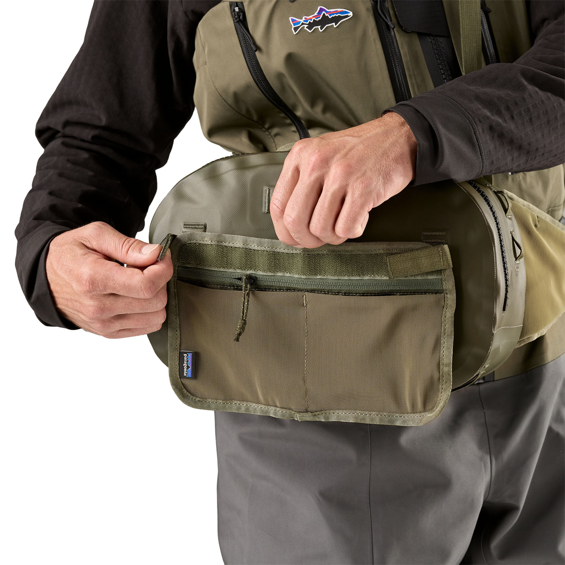 Patagonia-Guidewater-Hip-Pack-9L-Basin-Green
