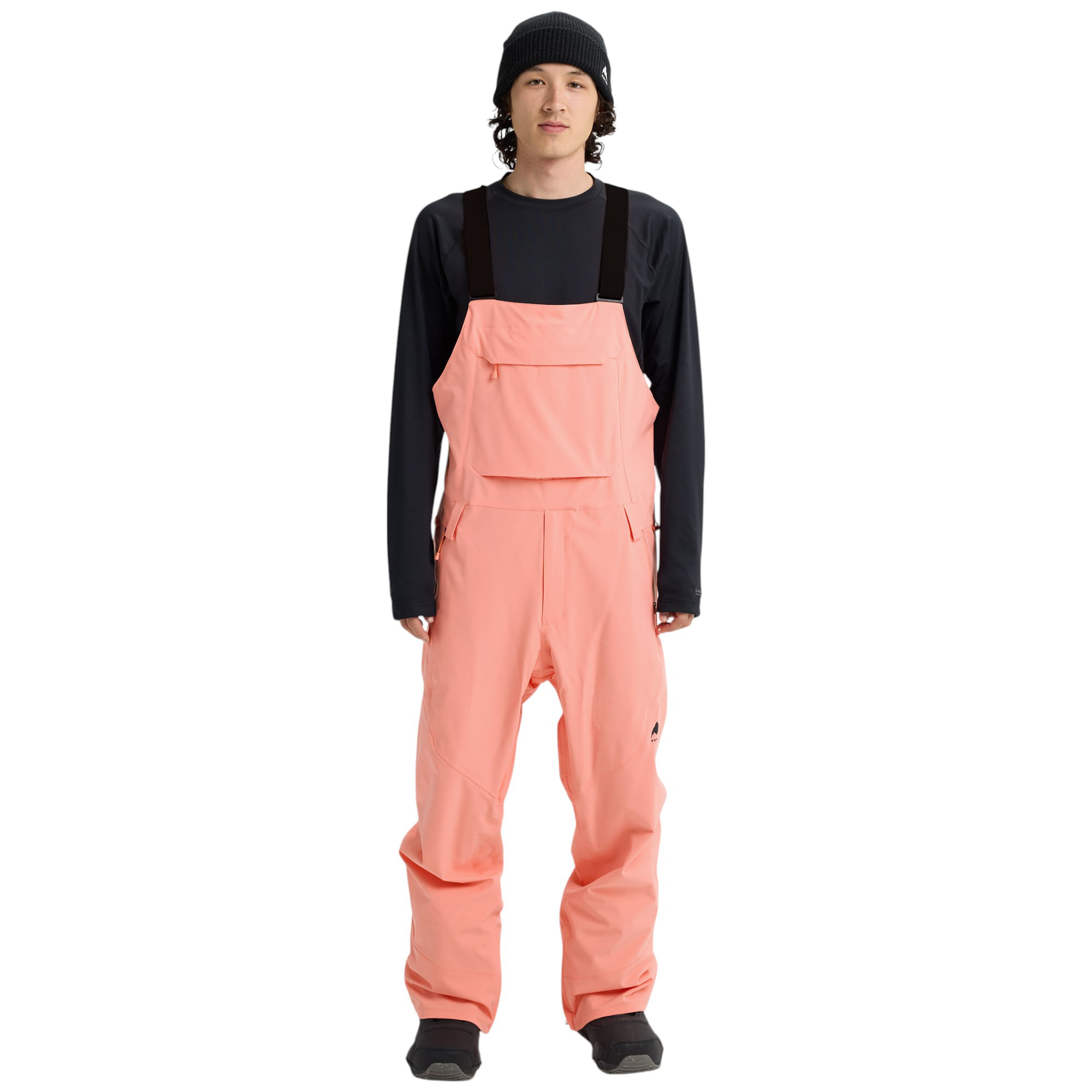 BURTON LIVINGLINING オーバーオール かたつむり、バートン(BURTON) オリーブグリーン オーバーオール