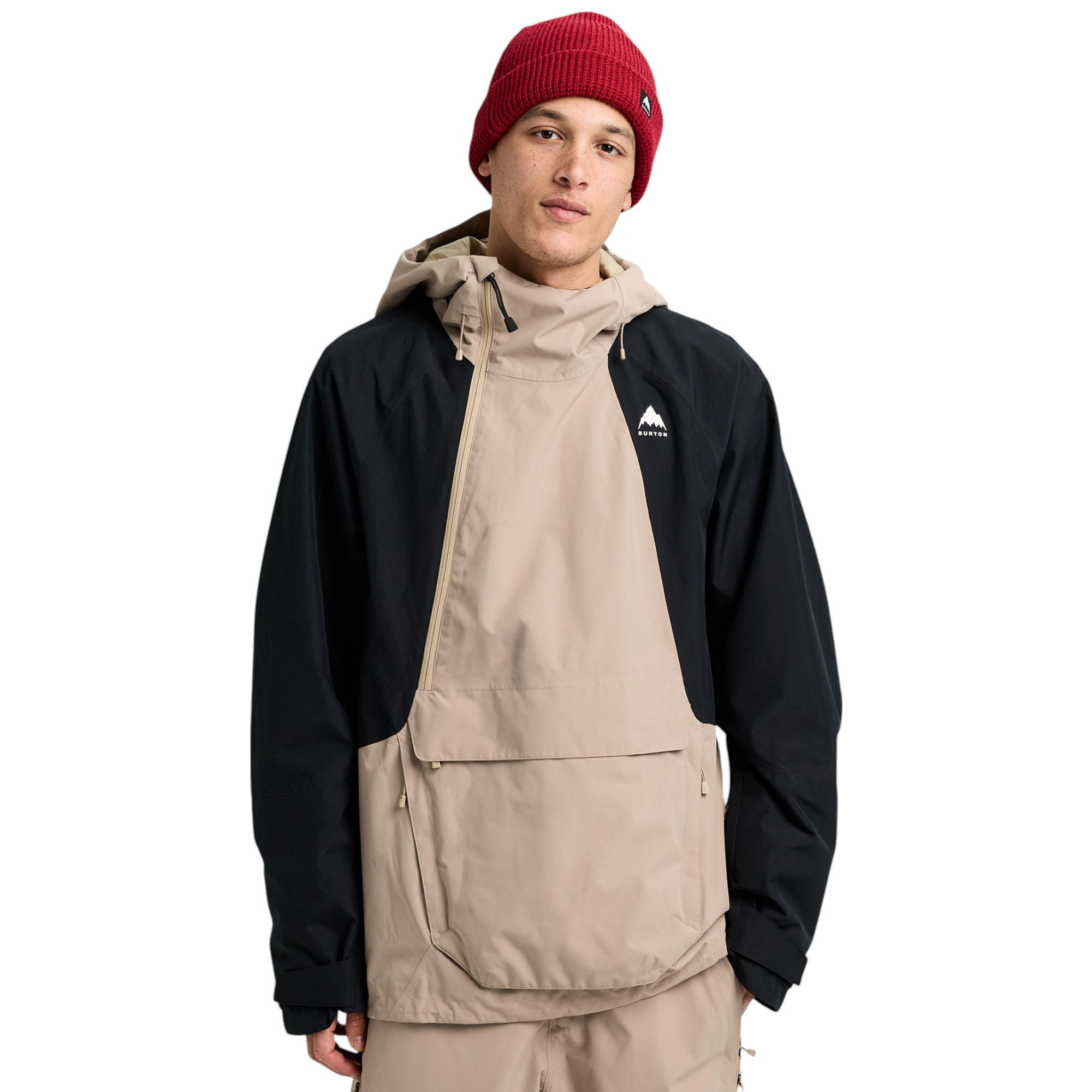 Burton-Reserve-2L-Relaxed-Anorak---Men-s-Summit-Taupe---True-Black