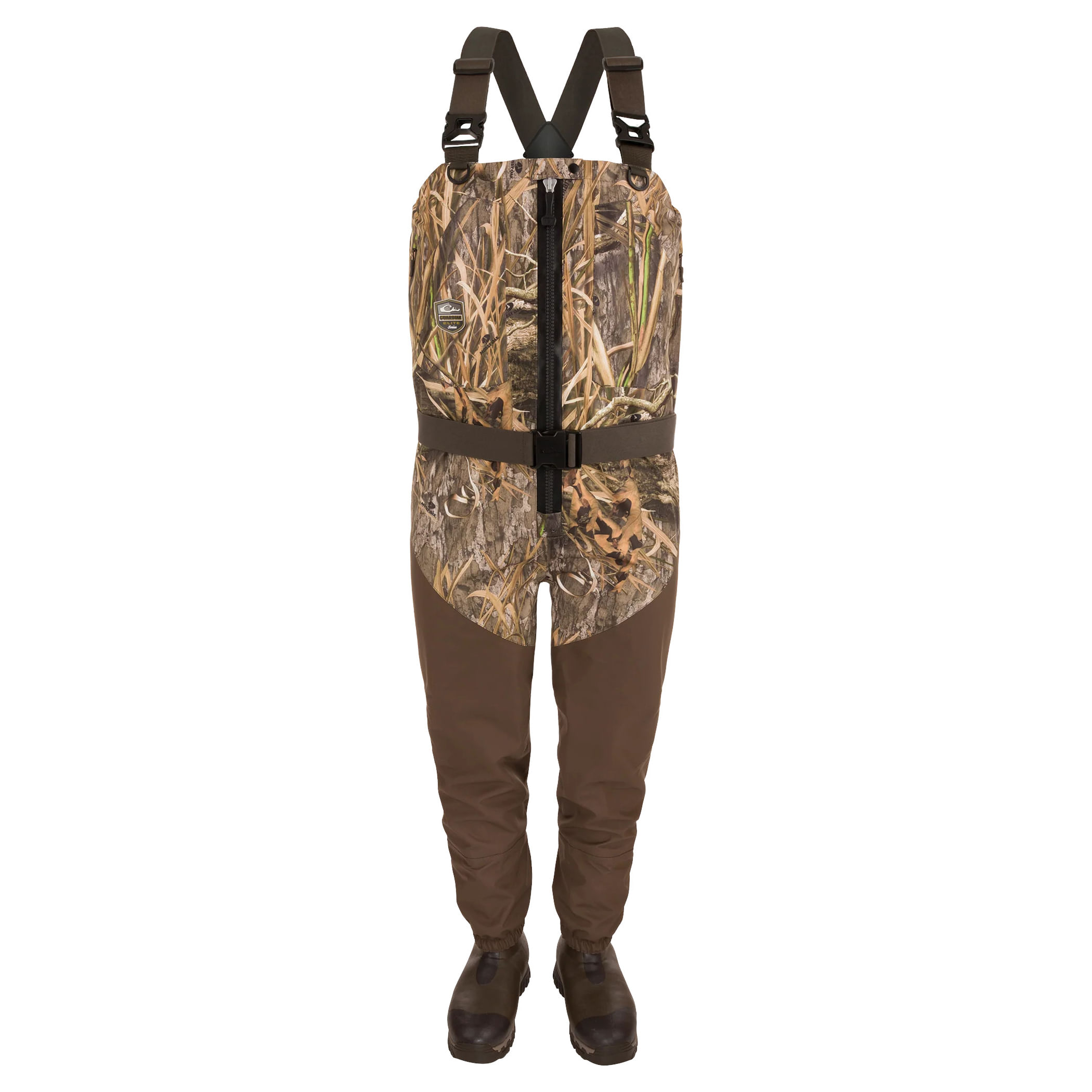 Drake-Waterfowl-Uninsulated-Guardian-Elite-HND-Front-Zip-Wader-Shadowgrass-Habitat