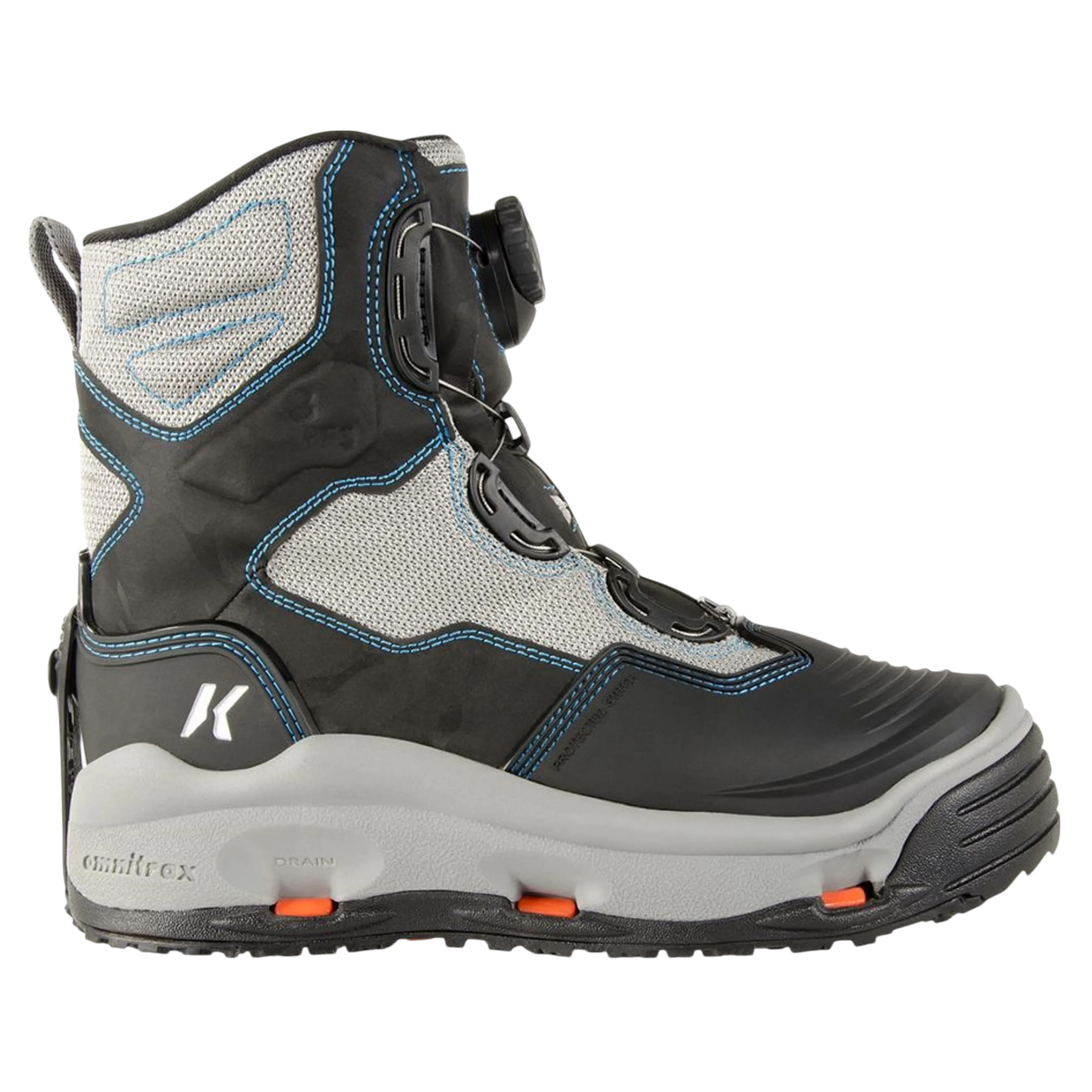 Korkers-Darkhorse-Felt-Kling-On-Wading-Boot---Women-s-Gray---Aqua