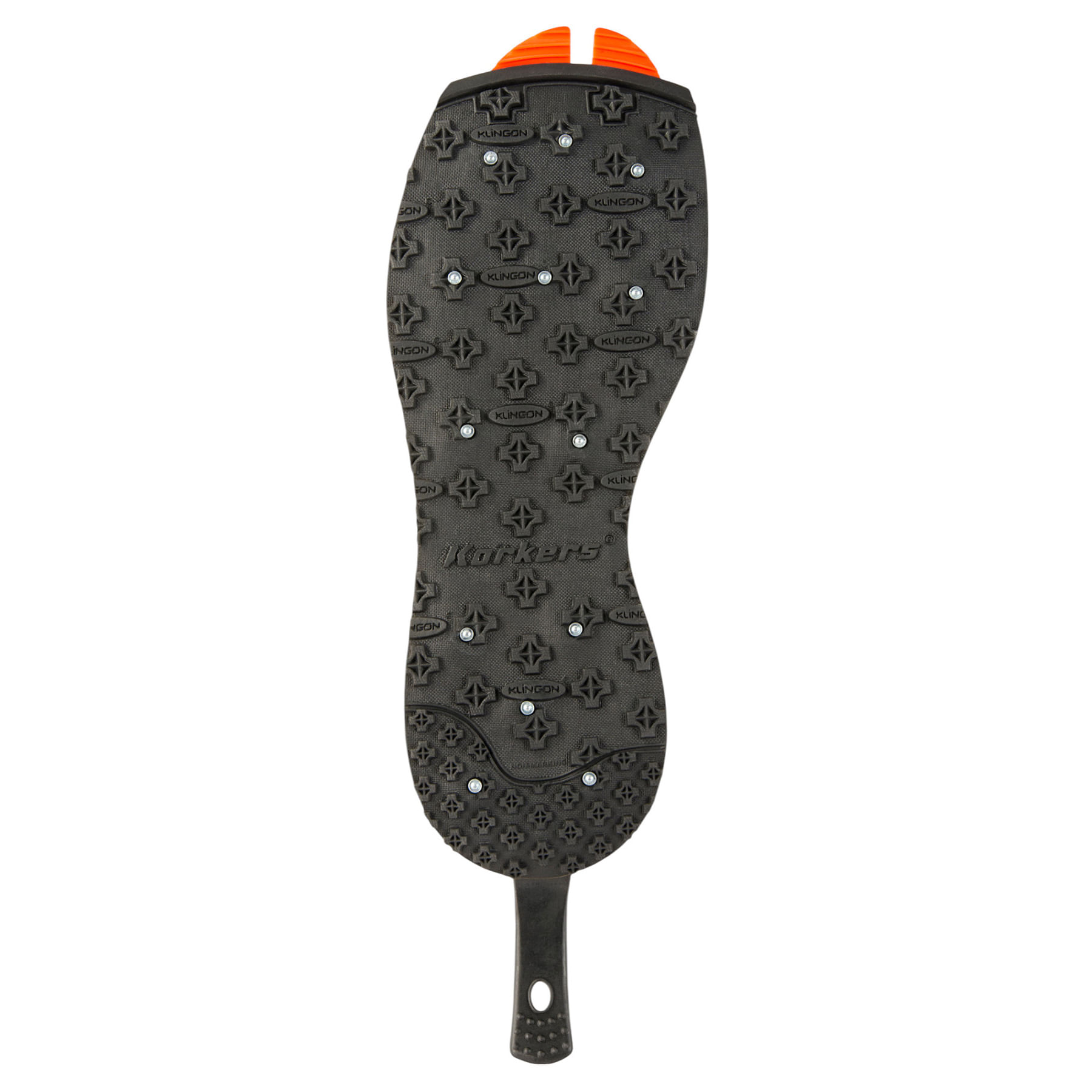 Korkers-Wading-Studded-Kling-On-Sole-Black---Orange