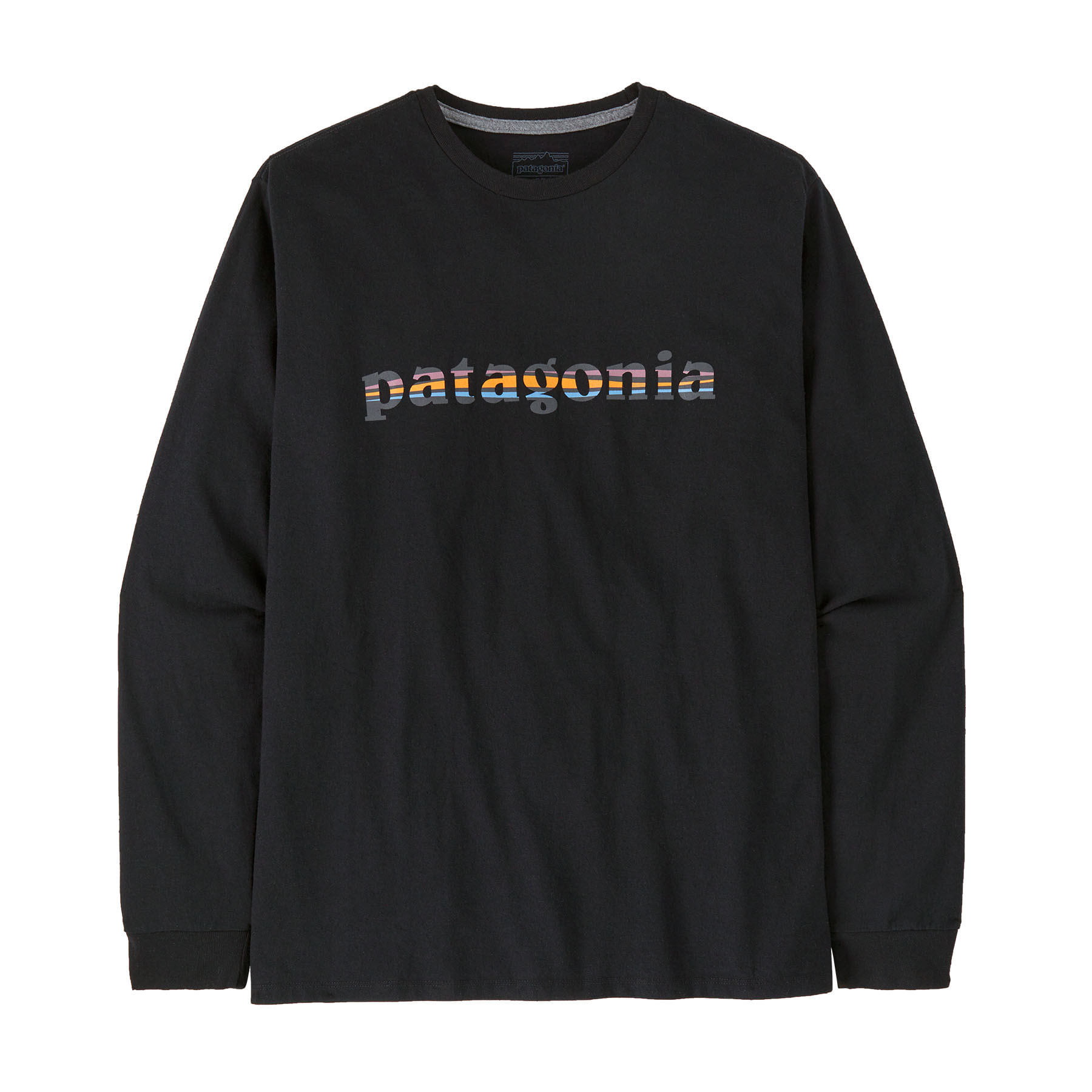 Patagonia Long Sleeve T Shirt Patagonia Long Sleeve 73 Text Logo - Main Image