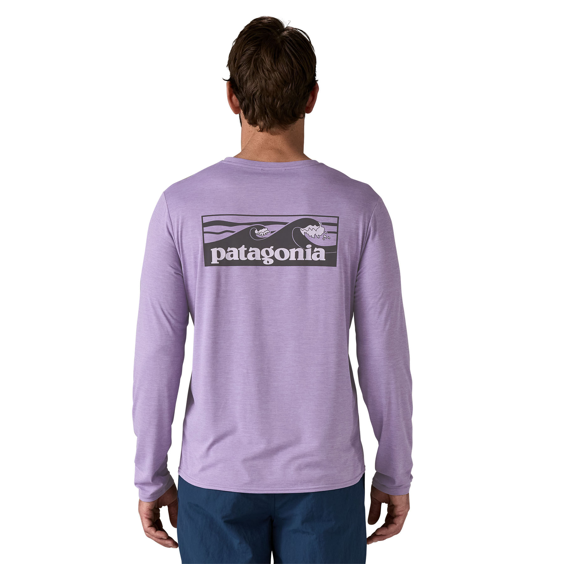 【patagonia】Long-Sleeved Capilene Cool Graphic Shirt Men's Long-Sleeved Capilene® Cool Daily Graphic Shirt