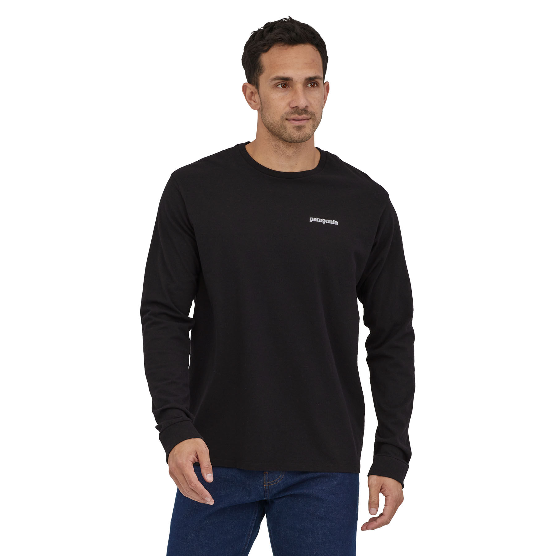 Tシャツ・カットソー Patagonia Men's Long Sleeve Water Trout Responsibility Patagonia Long-Sleeved Home Water Trout Responsibili-Tee