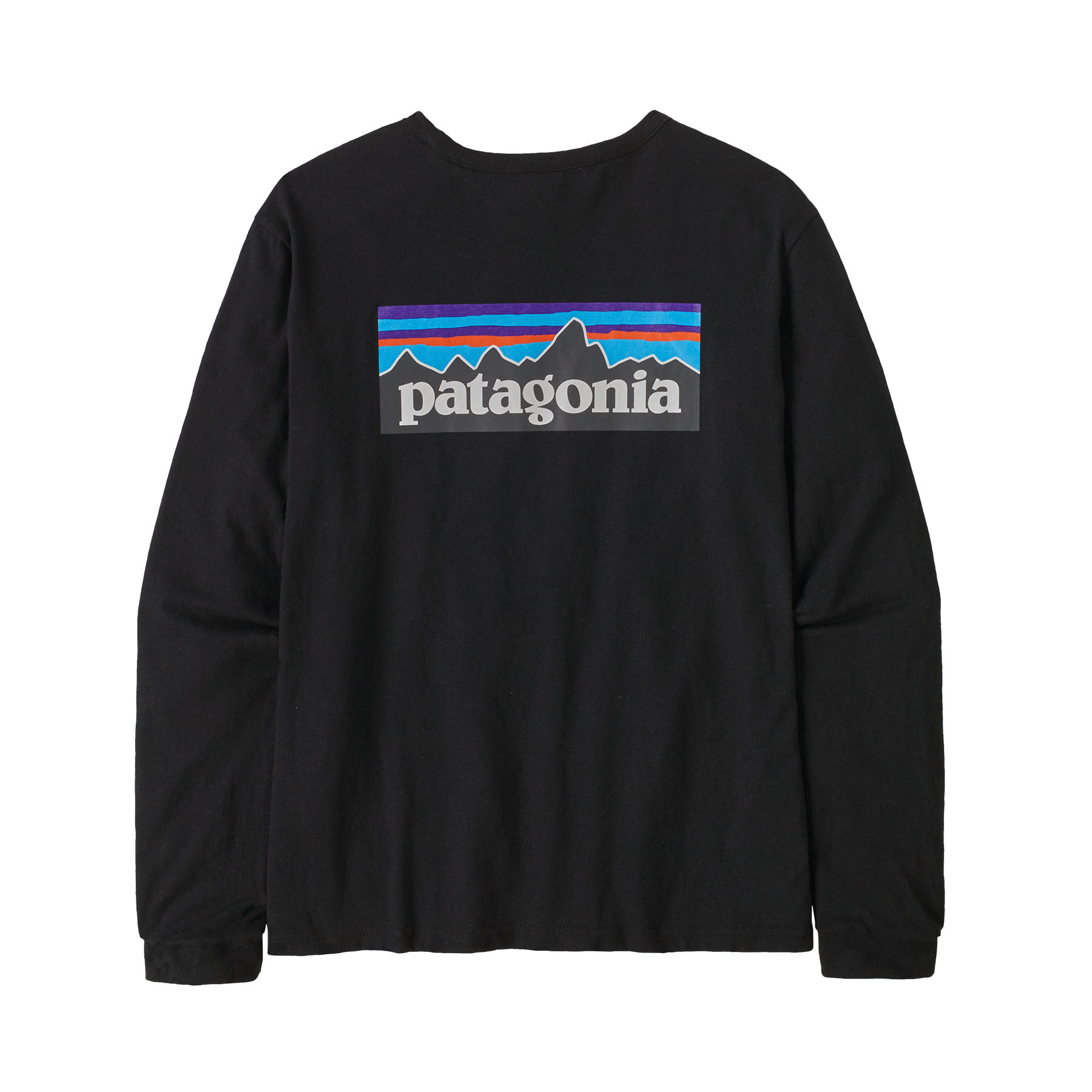 Patagonia-Long-Sleeved-P-6-Logo-Responsibili-Tee-Shirt---Women-s-Black