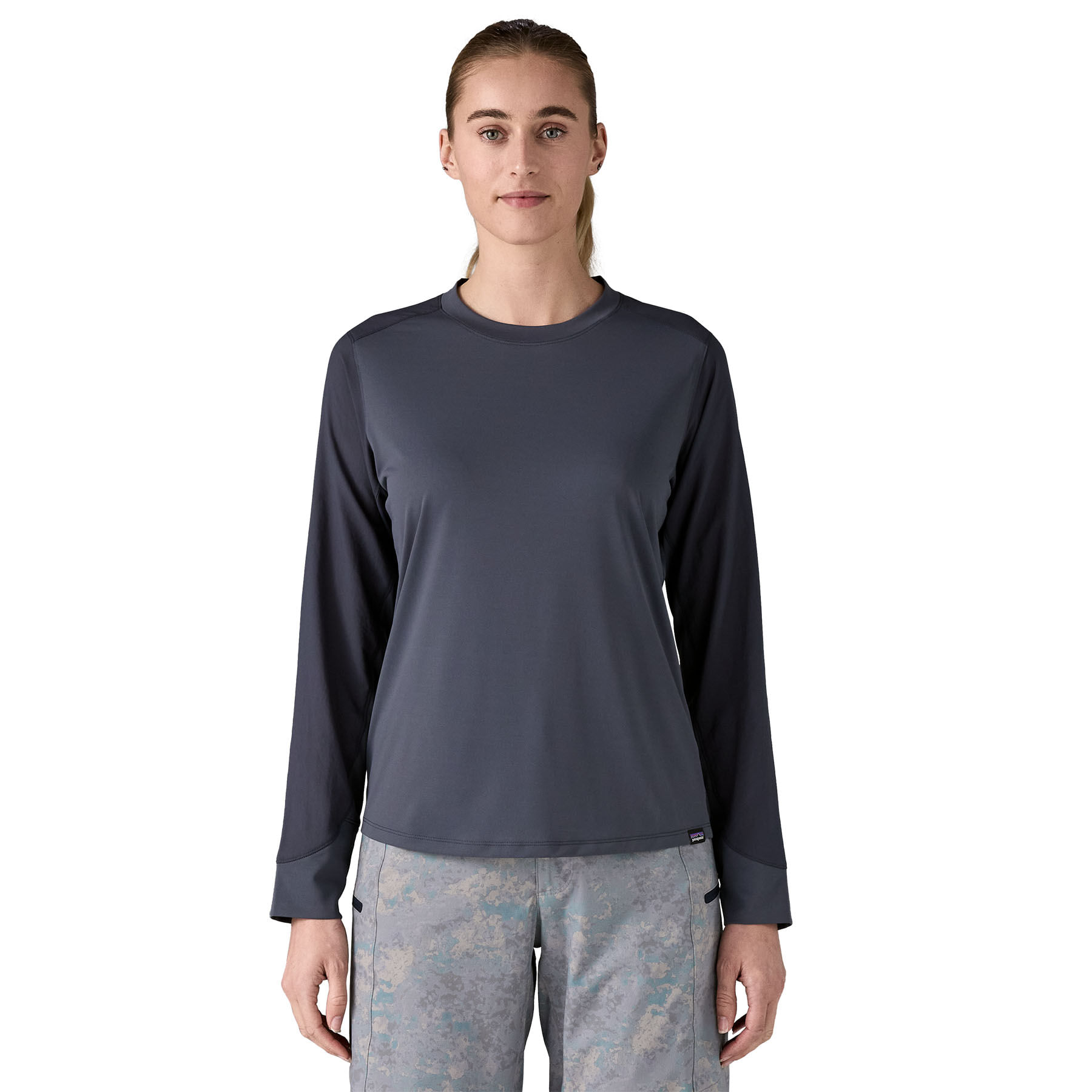 Patagonia-Long-Sleeved-Dirt-Craft-Bike-Jersey---Women-s-Smolder-Blue