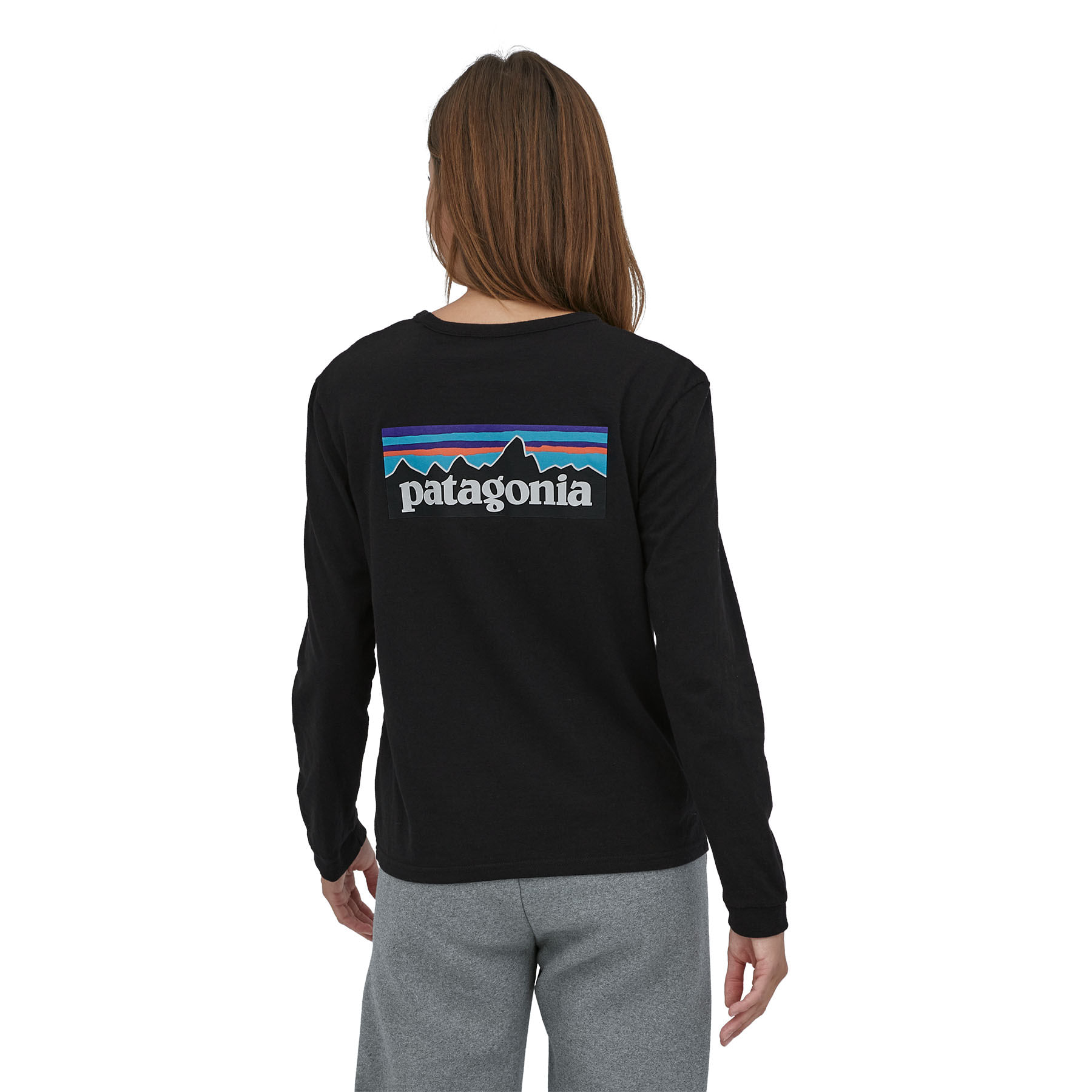 Patagonia-Long-Sleeved-P-6-Logo-Responsibili-Tee-Shirt---Women-s-Black