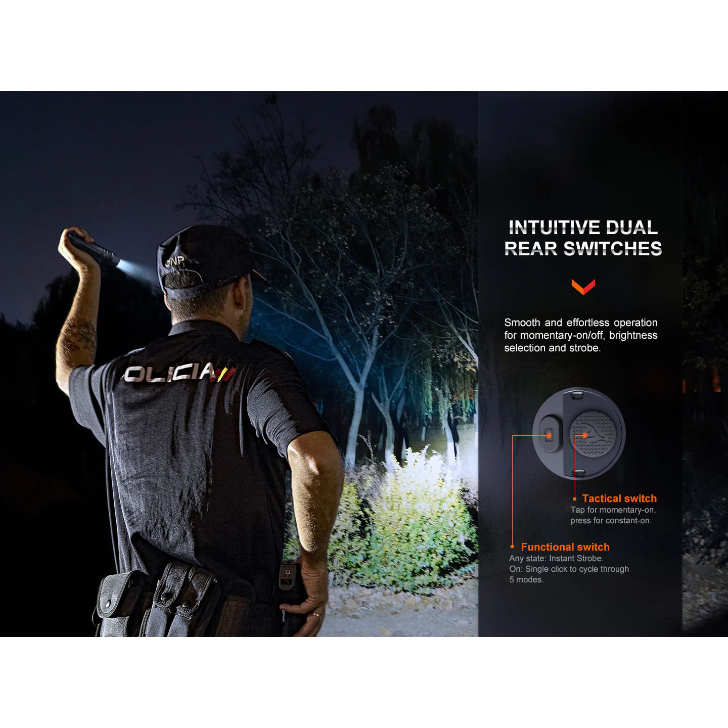 Fenix-PD36R-PRO-Rechargeable-Flashlight-Black