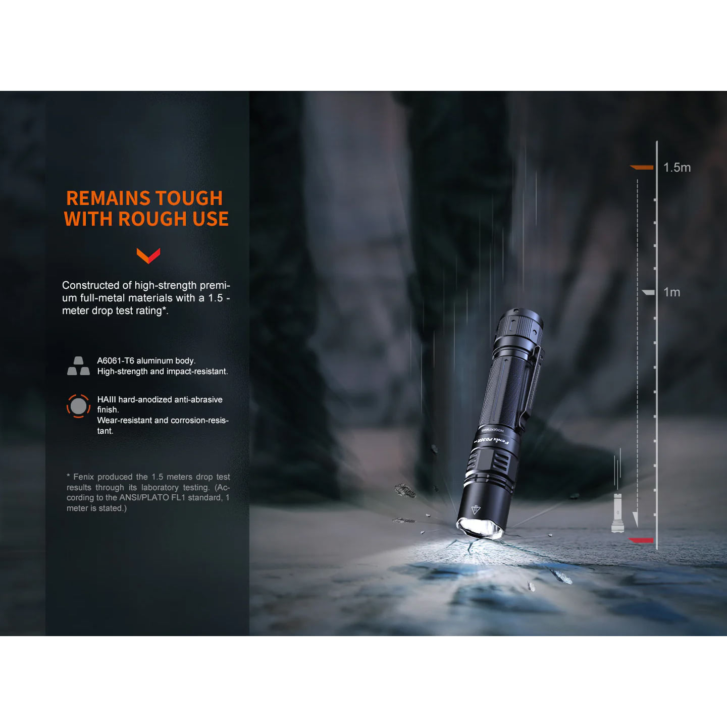 Fenix-PD36R-PRO-Rechargeable-Flashlight-Black