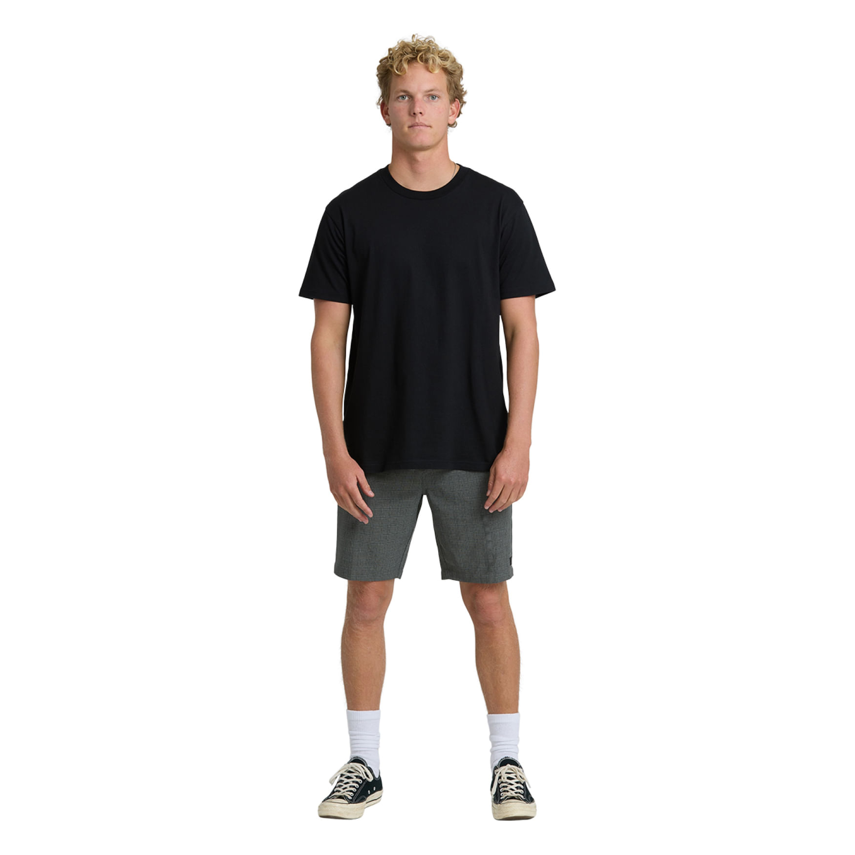 Billabong-Crossfire-Mid-Hybrid-Submersible-Short---Men-s-Black-Black-Plaid