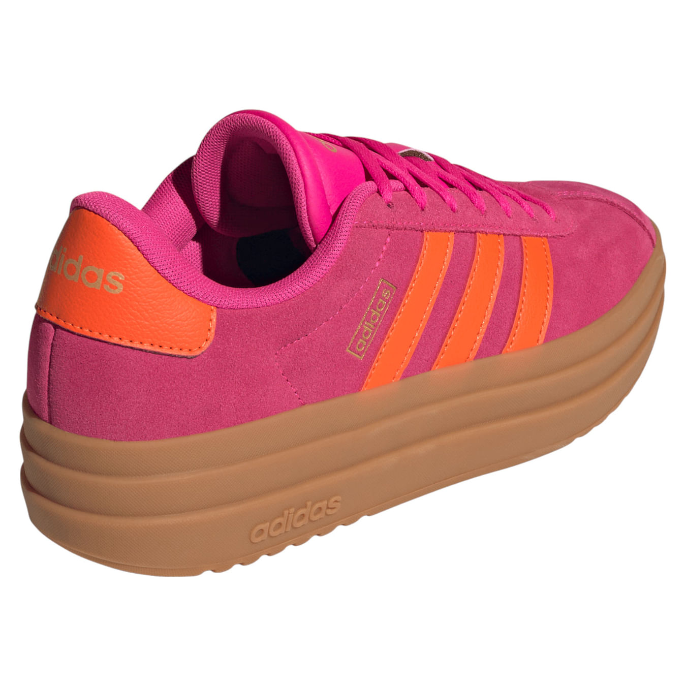 adidas gazelle silver green womens Adidas Pink & Gold Bounce Sneakers, Sweet Pink & Gold Sneakers from Spool  No.72 main image 1