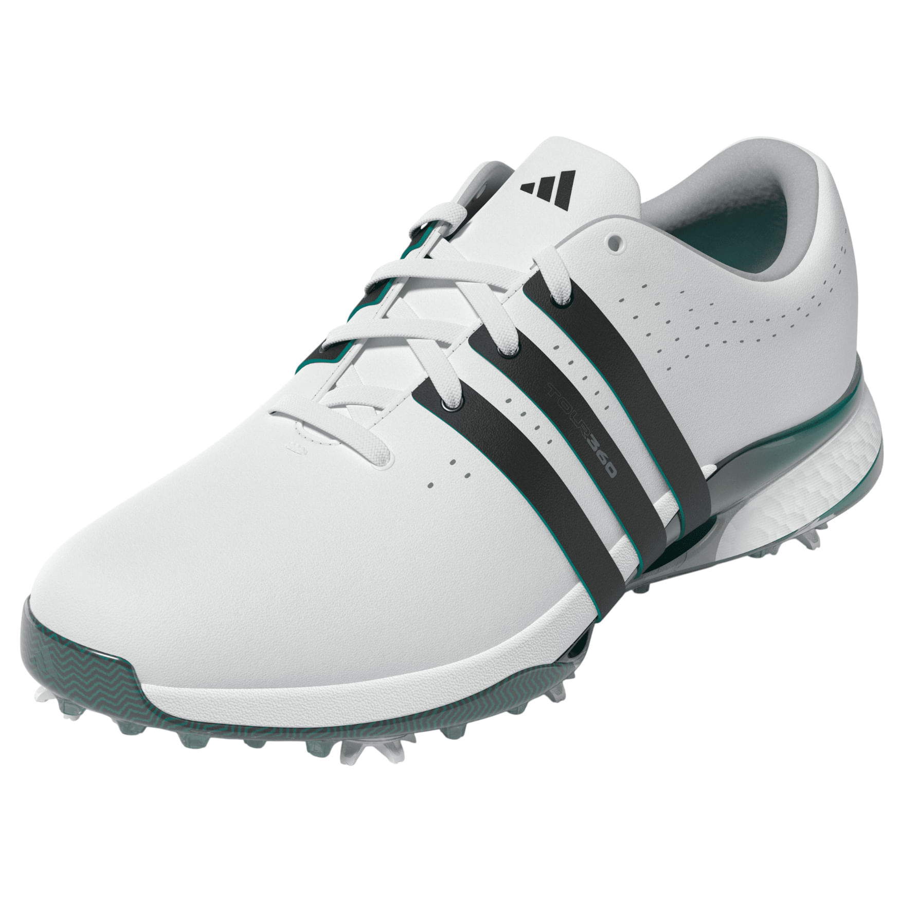 adidas-Tour360-24-Golf-Shoe---Men-s-Cloud-White---Core-Black---Aurora-Ivy