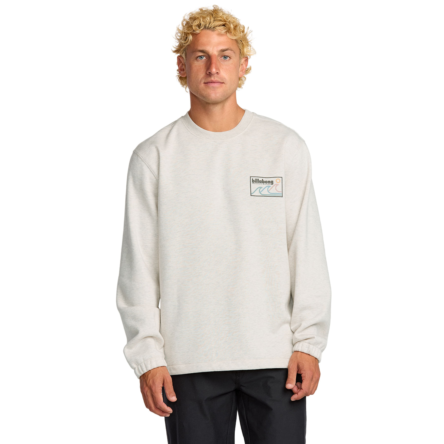 Billabong-Compass-Crew-Sweatshirt---Boys--Oatmeal-Heather