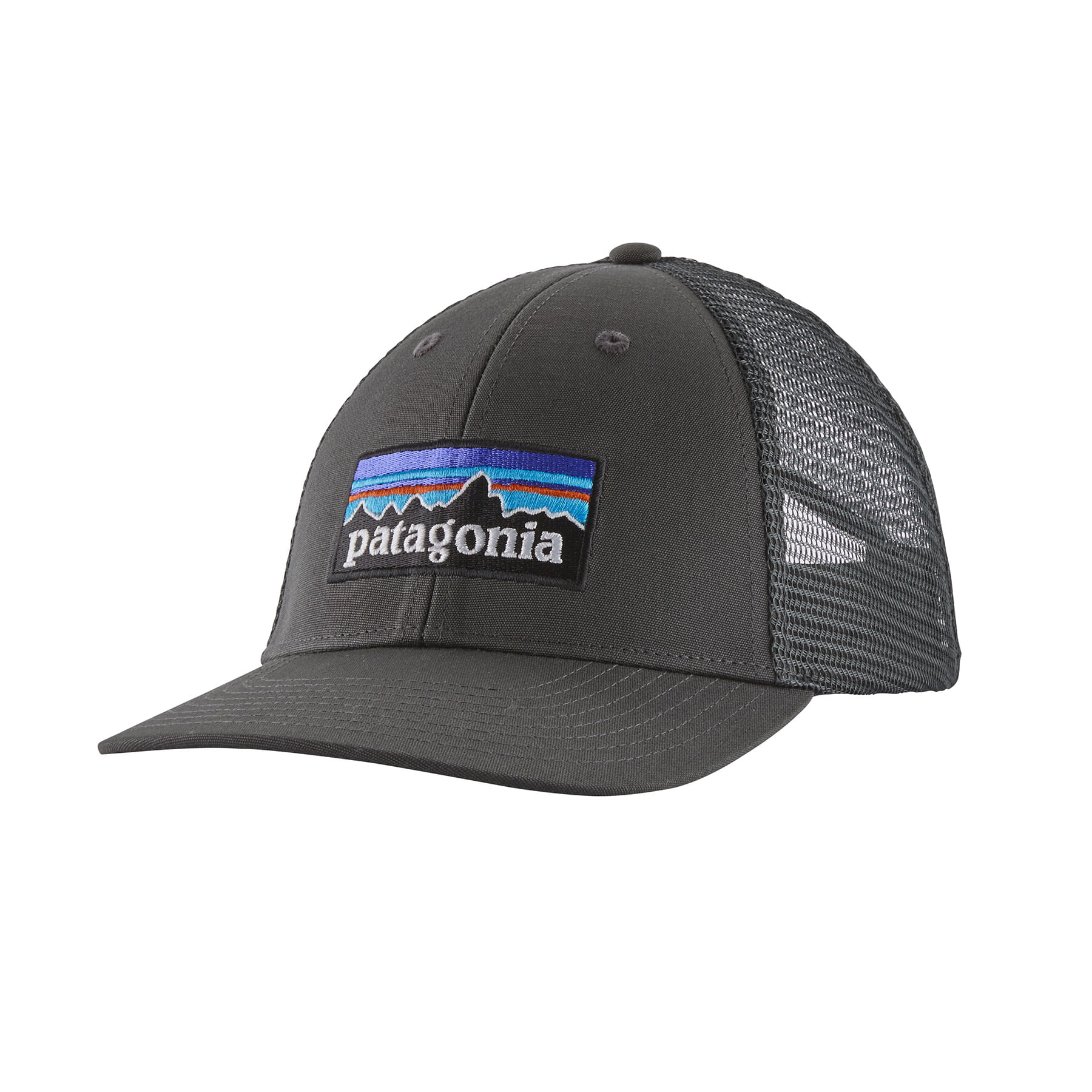 Patagonia-P-6-Logo-Lopro-Trucker-Hat-Forge-Grey