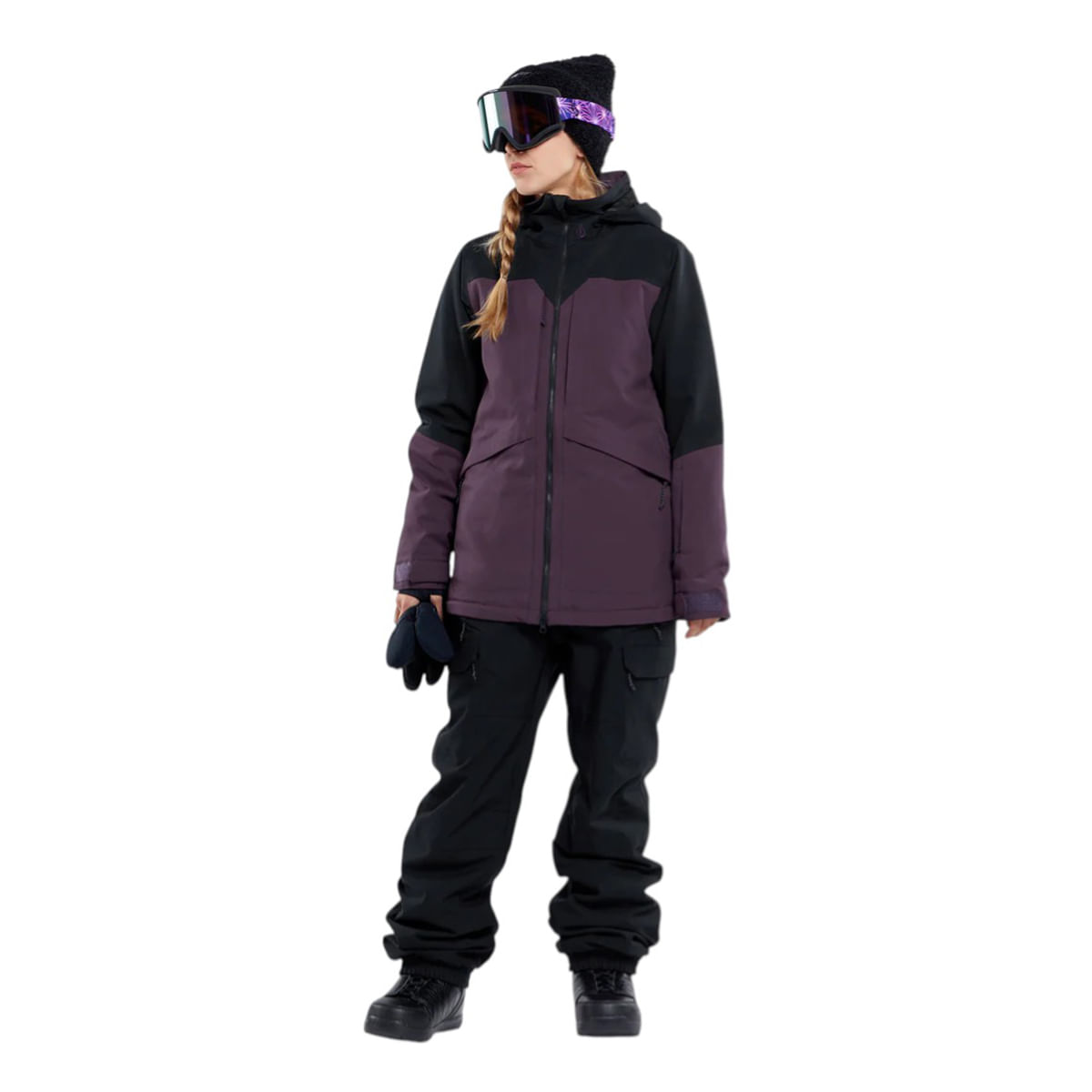 Volcom-Creston-3D-Stretch-Overall-Bib---Women-s-Black