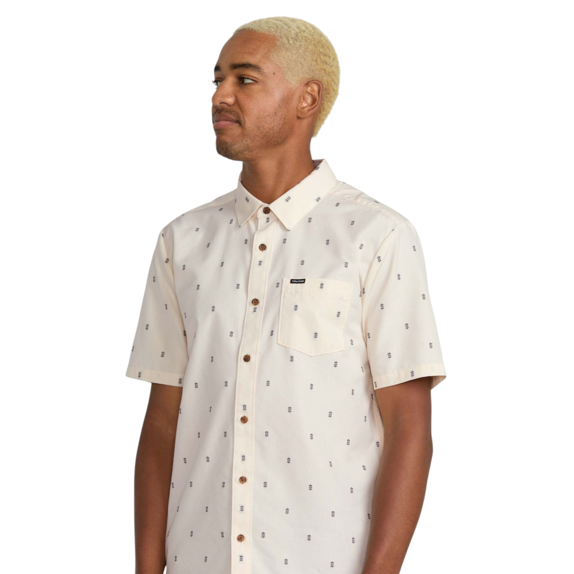 Volcom-Bankstone-Short-Sleeve-Shirt-Dirty-White