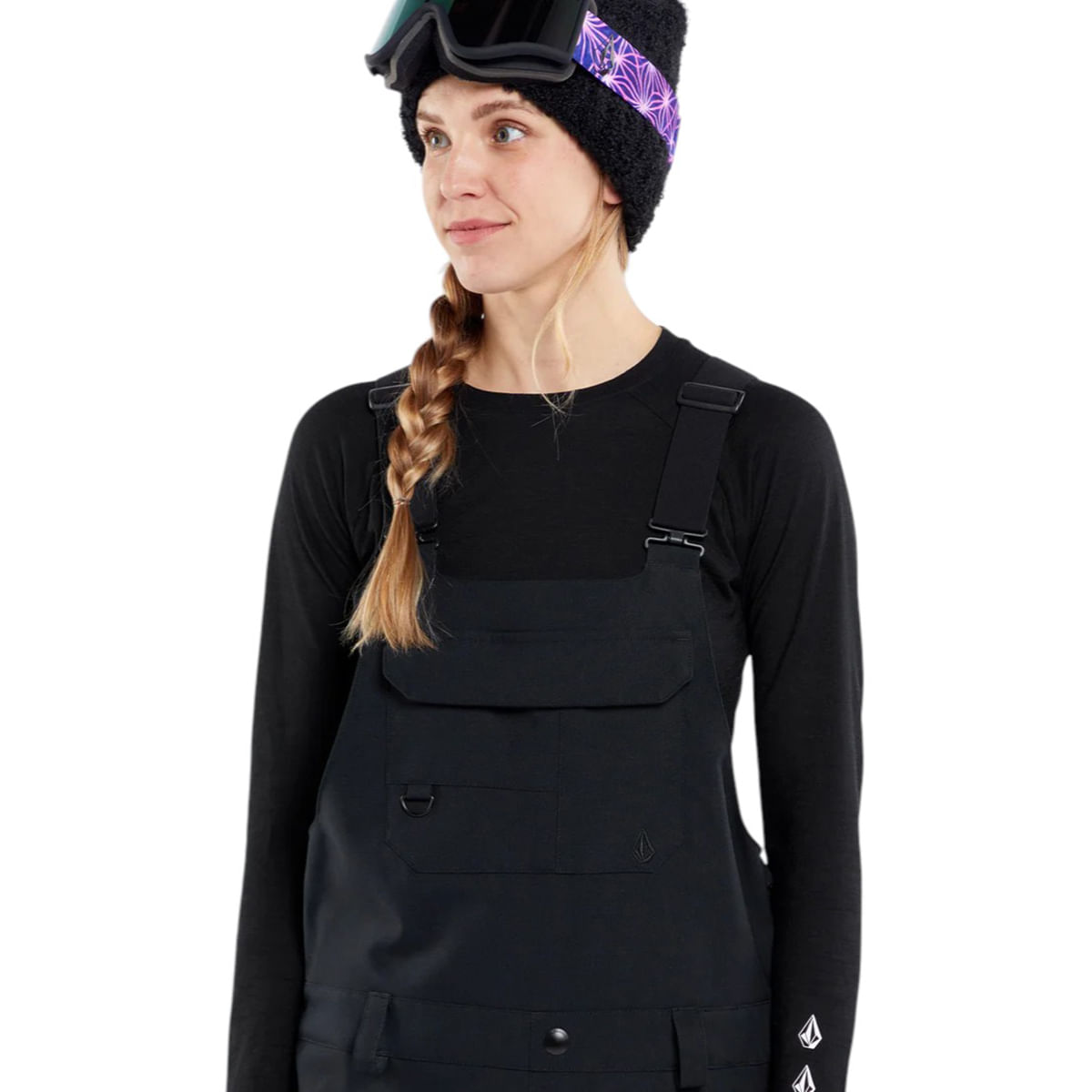 Volcom-Creston-3D-Stretch-Overall-Bib---Women-s-Black