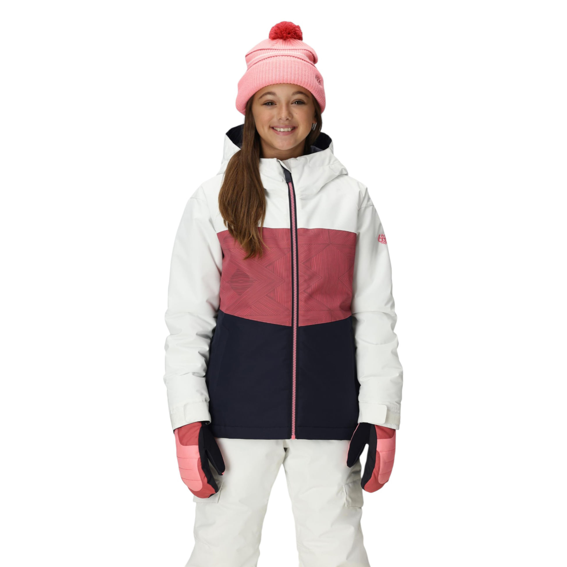 686-Athena-Insulated-Jacket---Girls--Rosewood-Colorblock