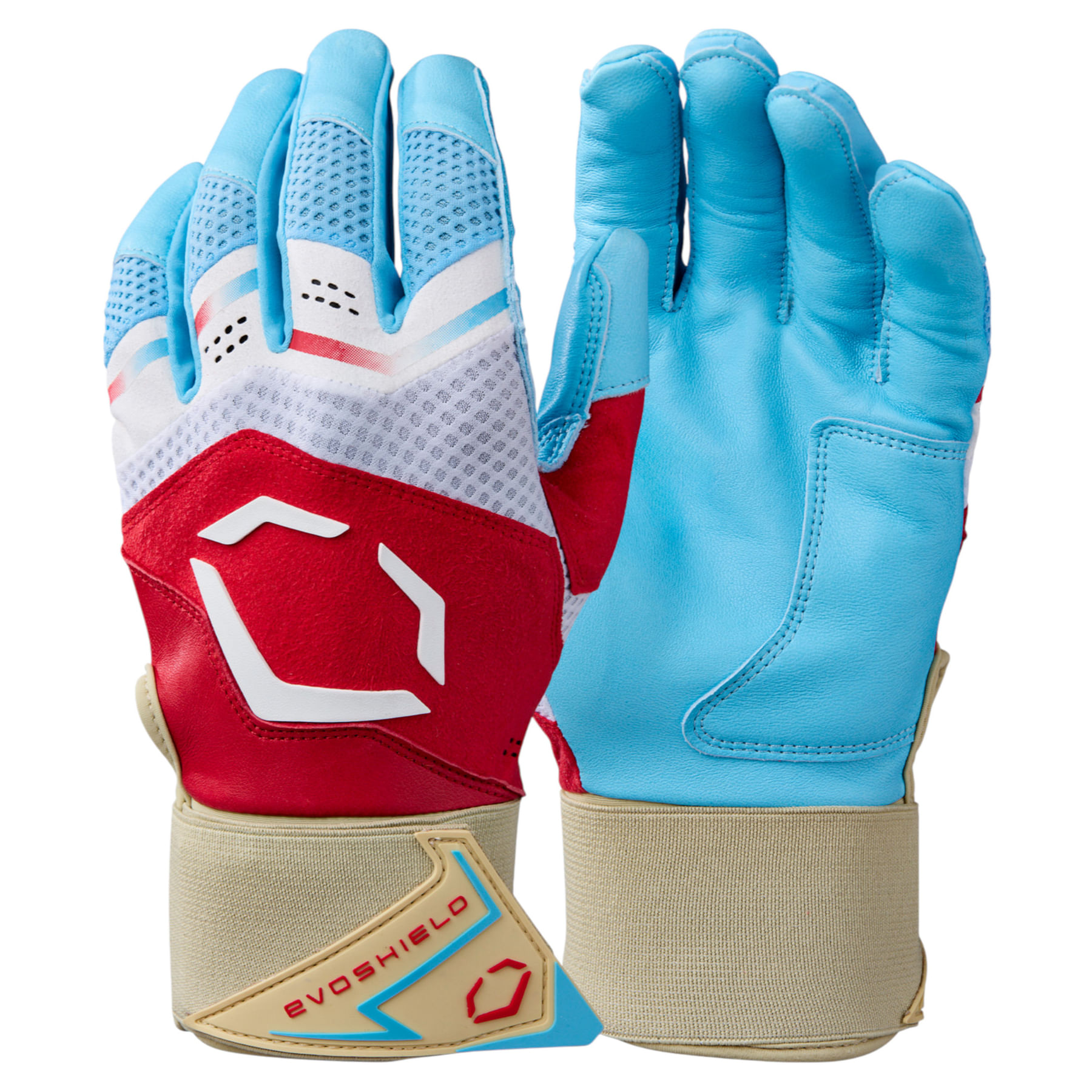 EVOSHL-BATTING-GLOVE-CARBYNE-X-SRZ-RED-WHITE---ICE-W-STRAP-Red---White---Ice