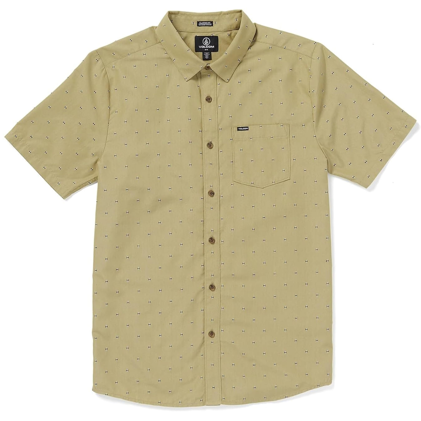 Volcom-Stonemarcos-Short-Sleeve-Shirt---Men-s-Vintage-Green